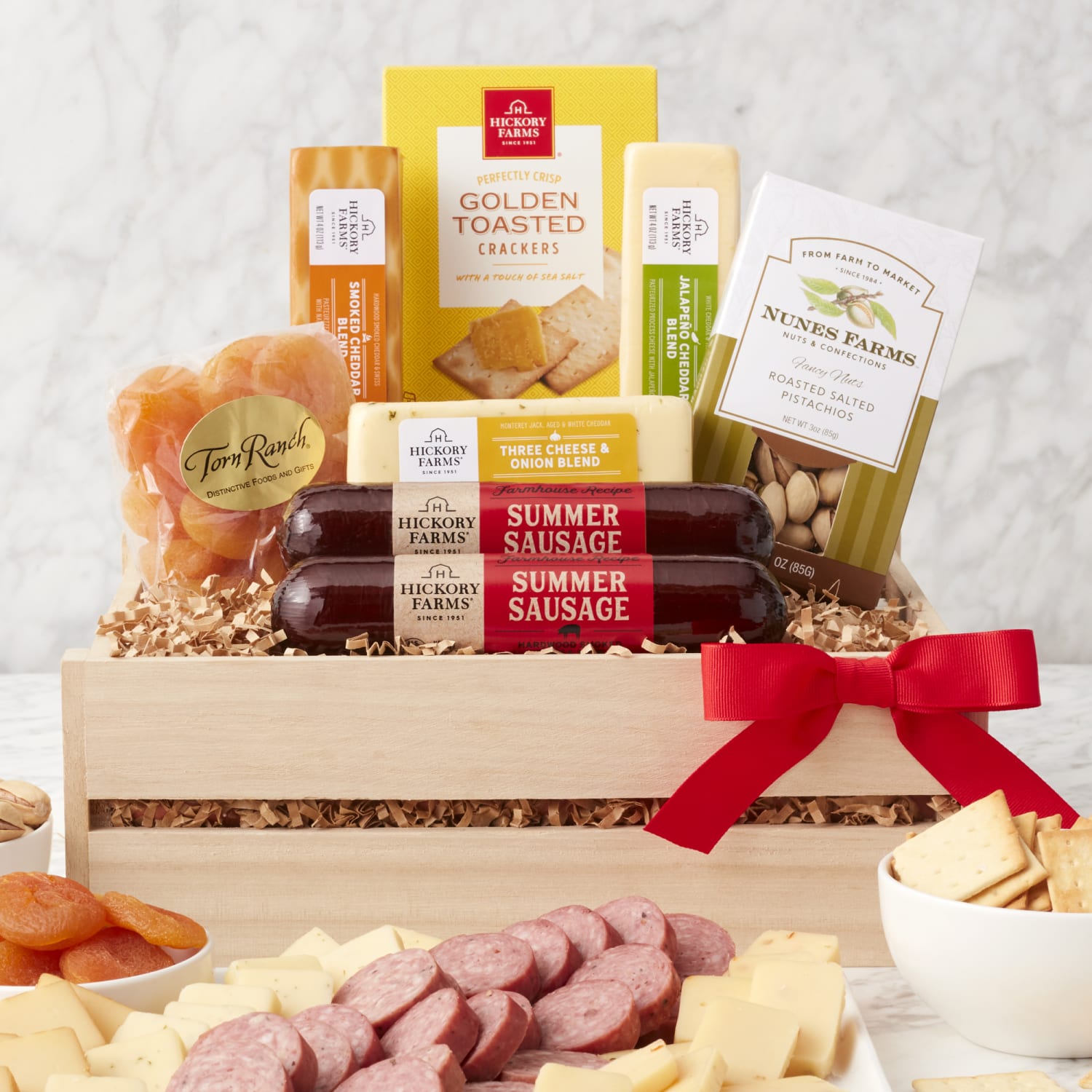 Hickory Farms - Meat and Cheese Gift Crate - 8 items - Image 3