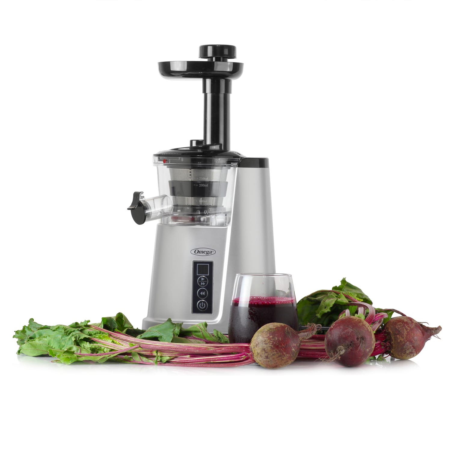 Omega Cold Press Juicer, Silver - Image 6