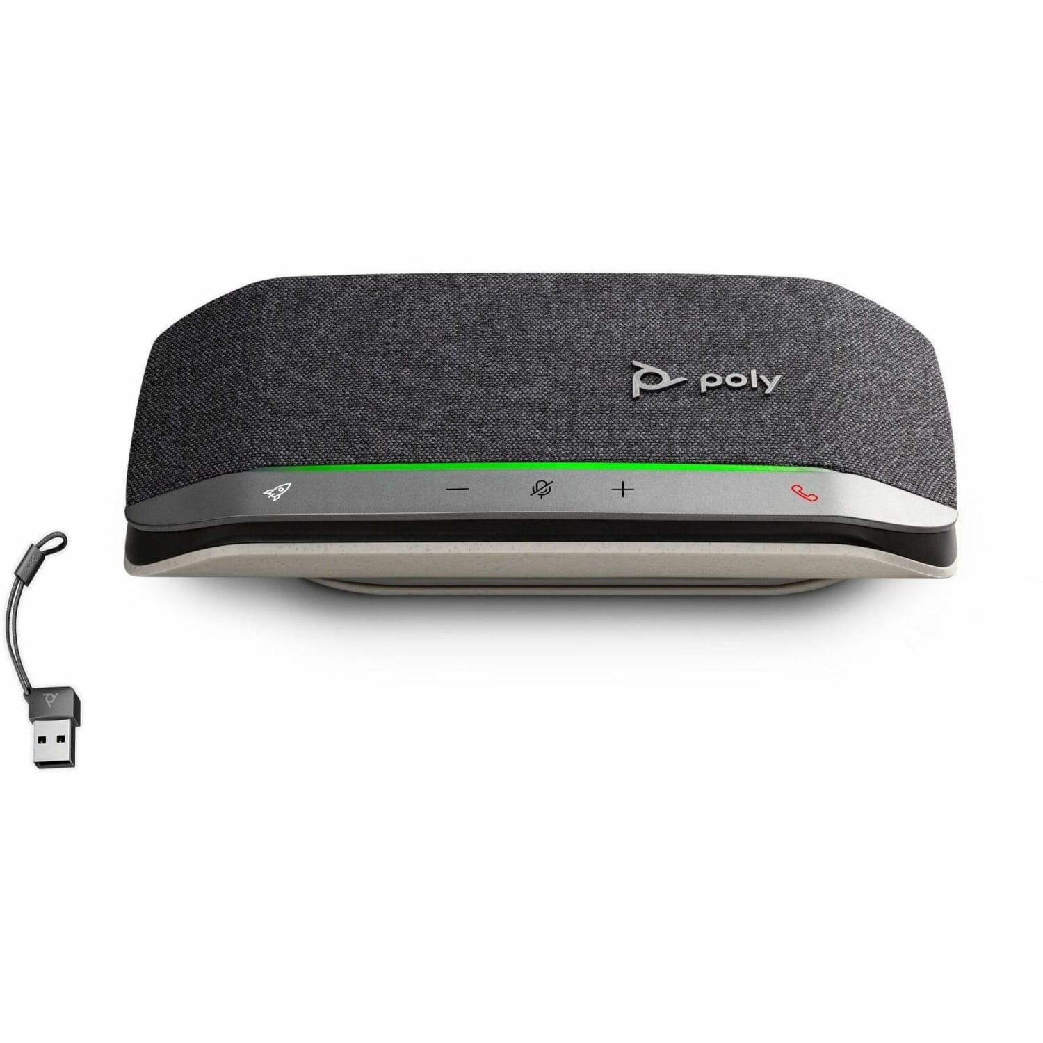 Sync 20 Speakerphone USB-C/A Adapter (B95VJUT) - Wired/Wireless Bluetooth - Zoom, Google Meet - 3 Microphone(s) - 40 mm Speaker(s) - Black - Portable