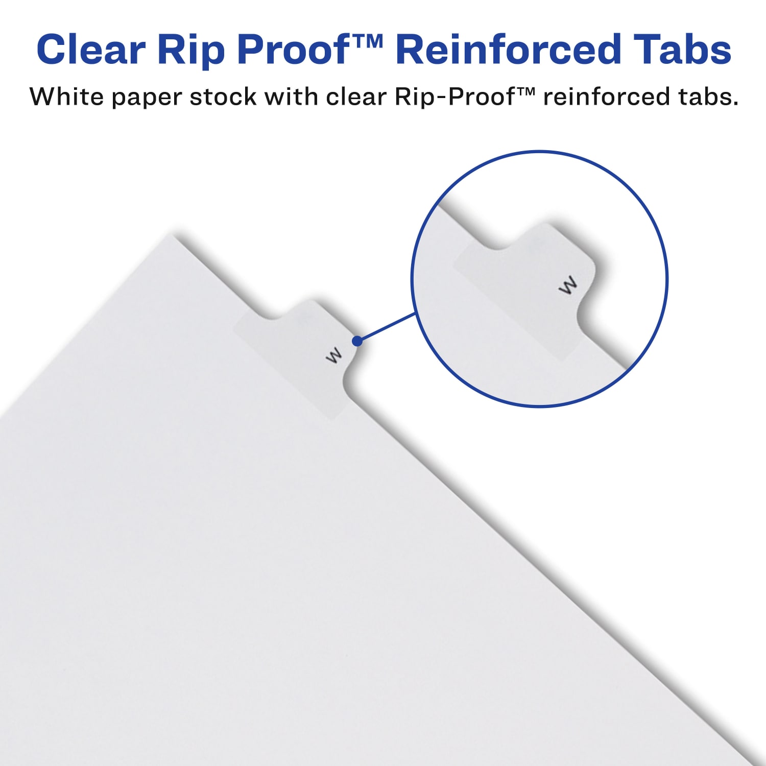 Avery Allstate-Style Collated Legal Exhibit Dividers, 8 1/2in x 11in, White Dividers/White Tabs, 25, Pack Of 25 Tabs - Image 3
