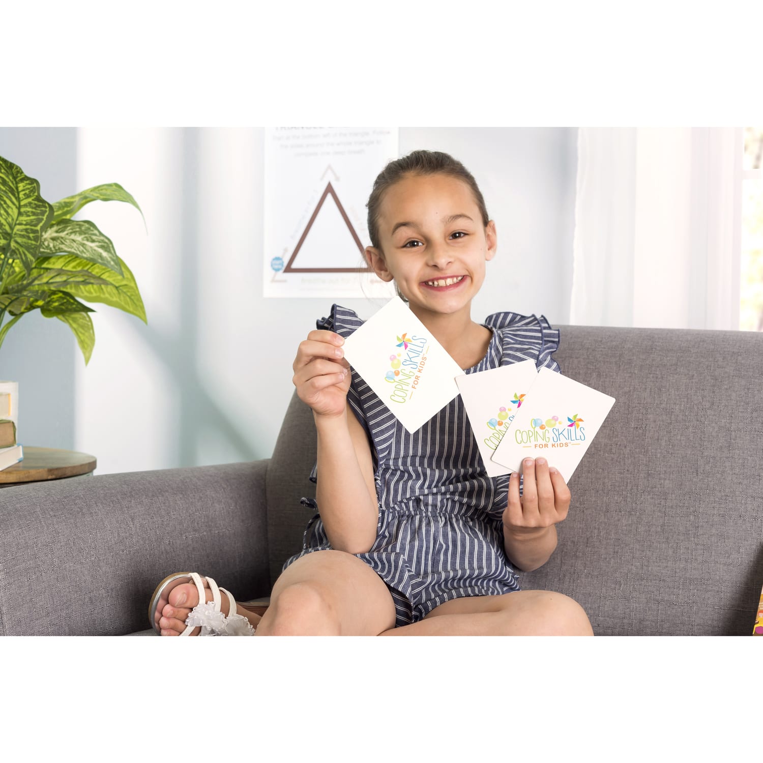 Coping Skills For Kids Coping Cue Cards Sensory Deck, 3-5/8in x 5-1/4in, Pre-K To 5th Grade - Image 5