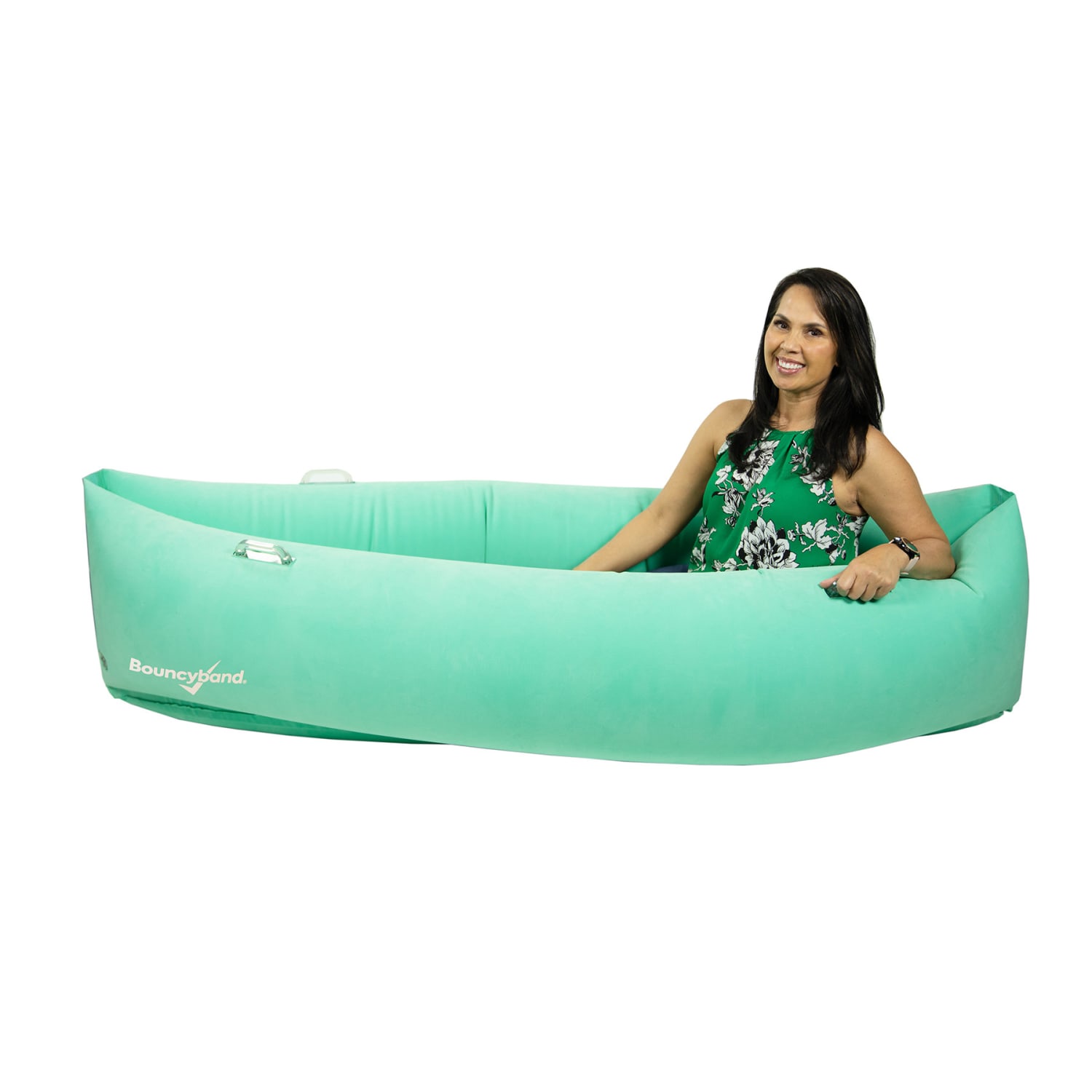 Bouncyband Comfy Hugging Peapod PVC Sensory Pod 17in x 80in Green PopularChairscom