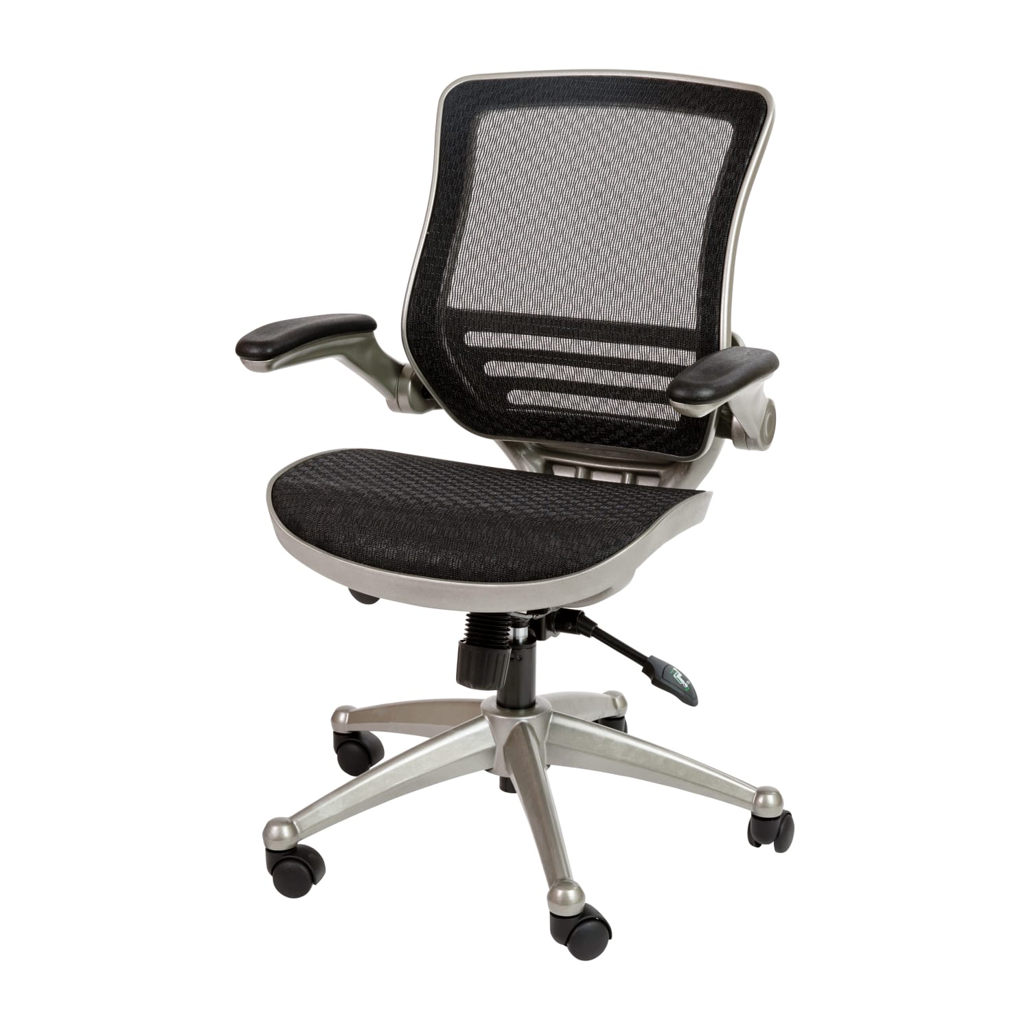 Flash Furniture Mesh Mid-Back Executive Office Chair, Black/Graphite Silver - Image 3