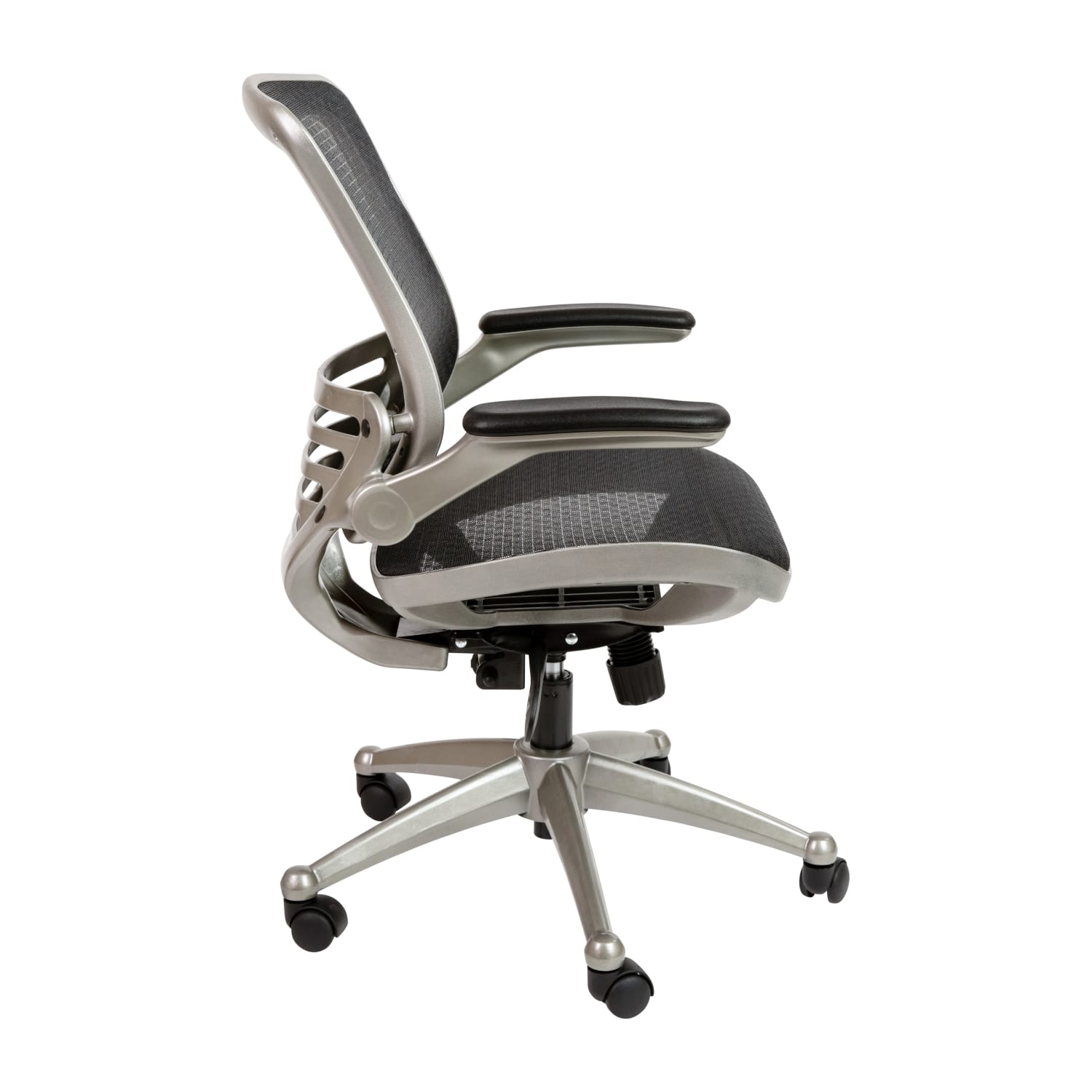 Flash Furniture Mesh MidBack Executive Office Chair BlackGraphite Silver PopularChairscom Flash Furniture Mesh Mid Back Executive Office Chair BlackGraphite Silver PopularChairscom
