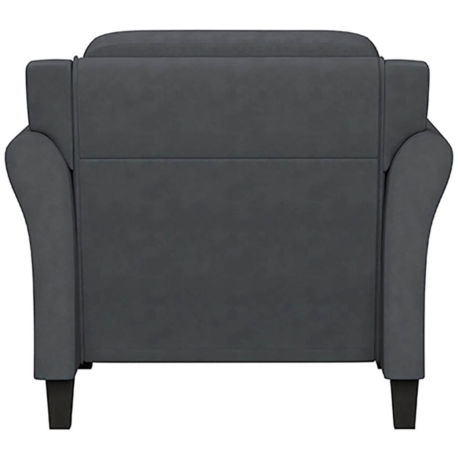 Lifestyle Solutions Hanson Microfiber Chair, Dark Gray - Image 6
