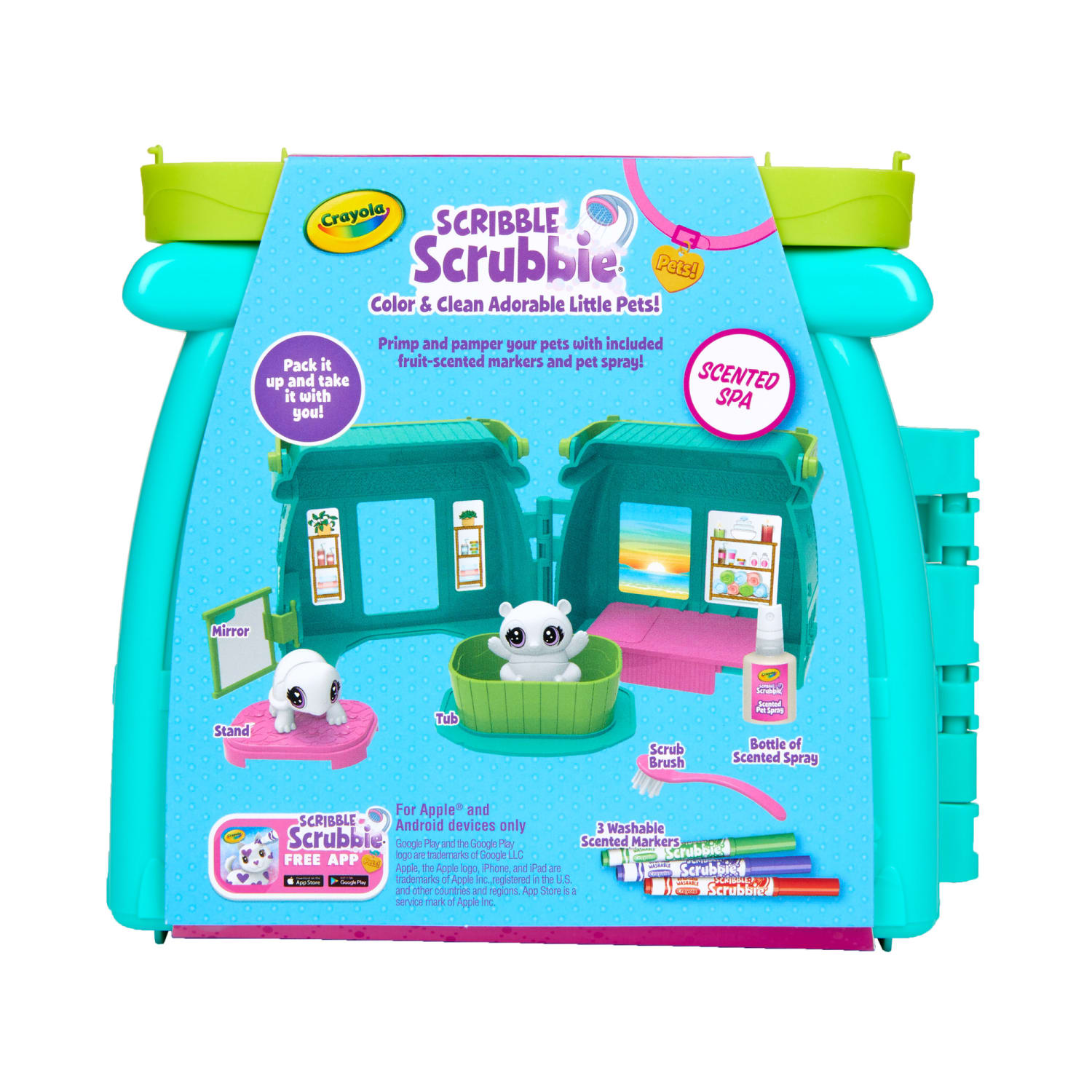 Crayola Scribble Scrubbie Pets Set, Scented Spa - Image 4
