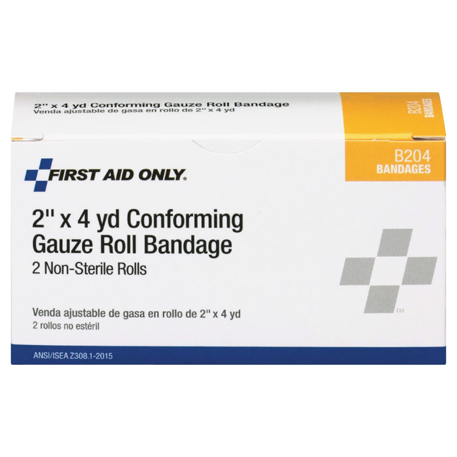 First Aid Only Nonsterile Gauze Rolls, 2in, White, Pack Of 2 - Image 3
