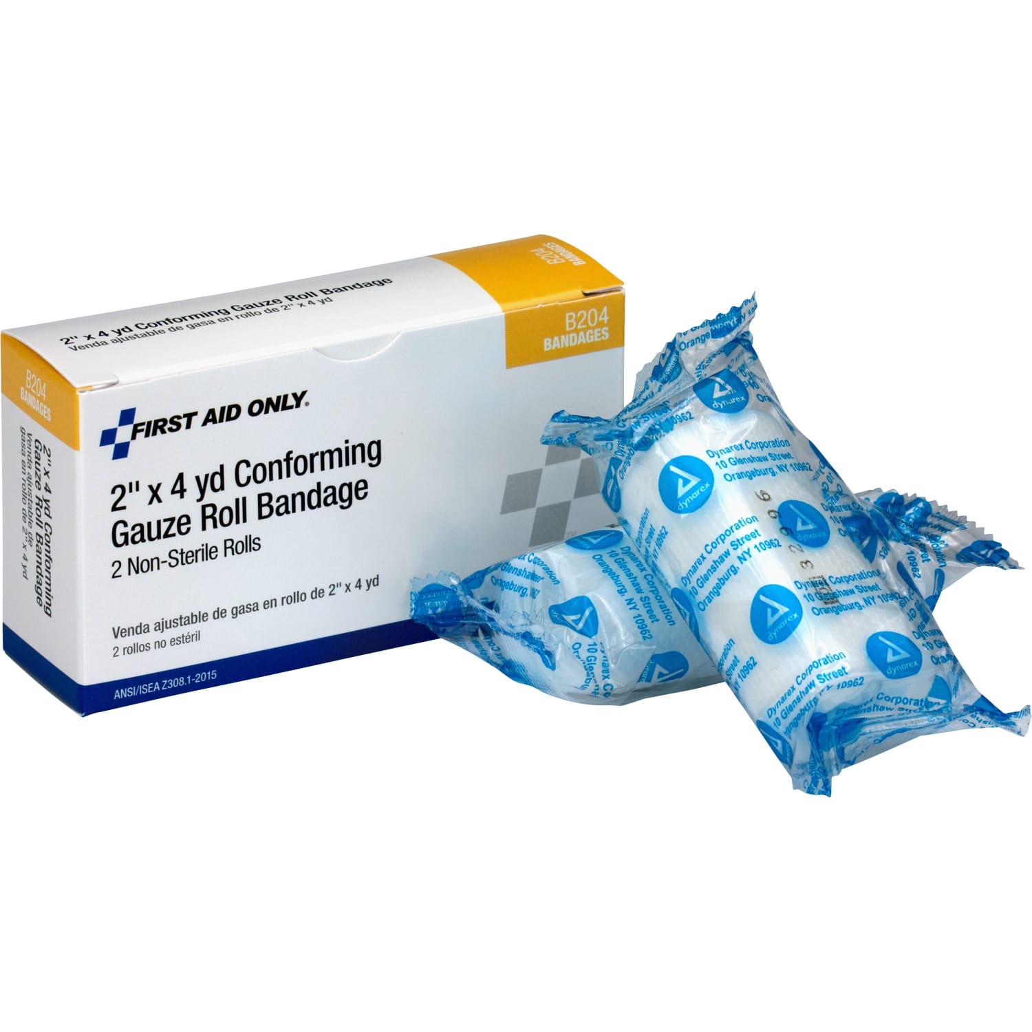 First Aid Only Nonsterile Gauze Rolls, 2in, White, Pack Of 2 - Image 4