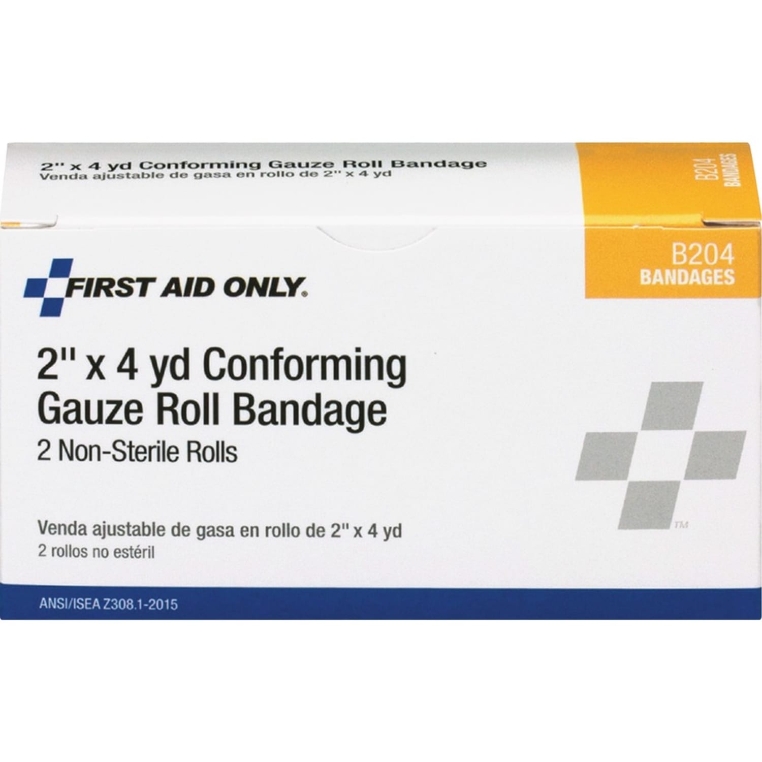 First Aid Only Nonsterile Gauze Rolls, 2in, White, Pack Of 2 - Image 5