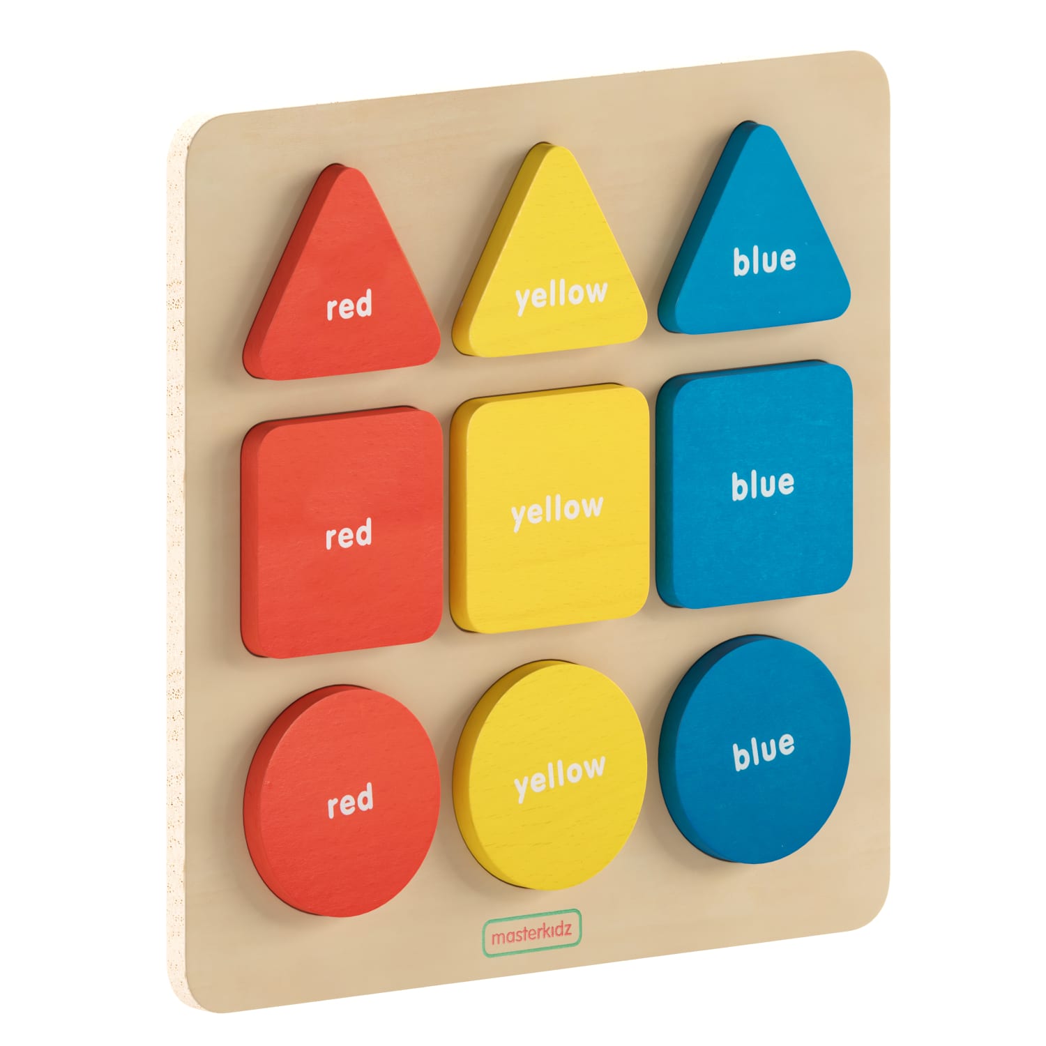 Flash Furniture Bright Beginnings Commercial-Grade Basic Shapes And Colors Puzzle Board, STEM, Prek-K To 4th Grade - Image 3
