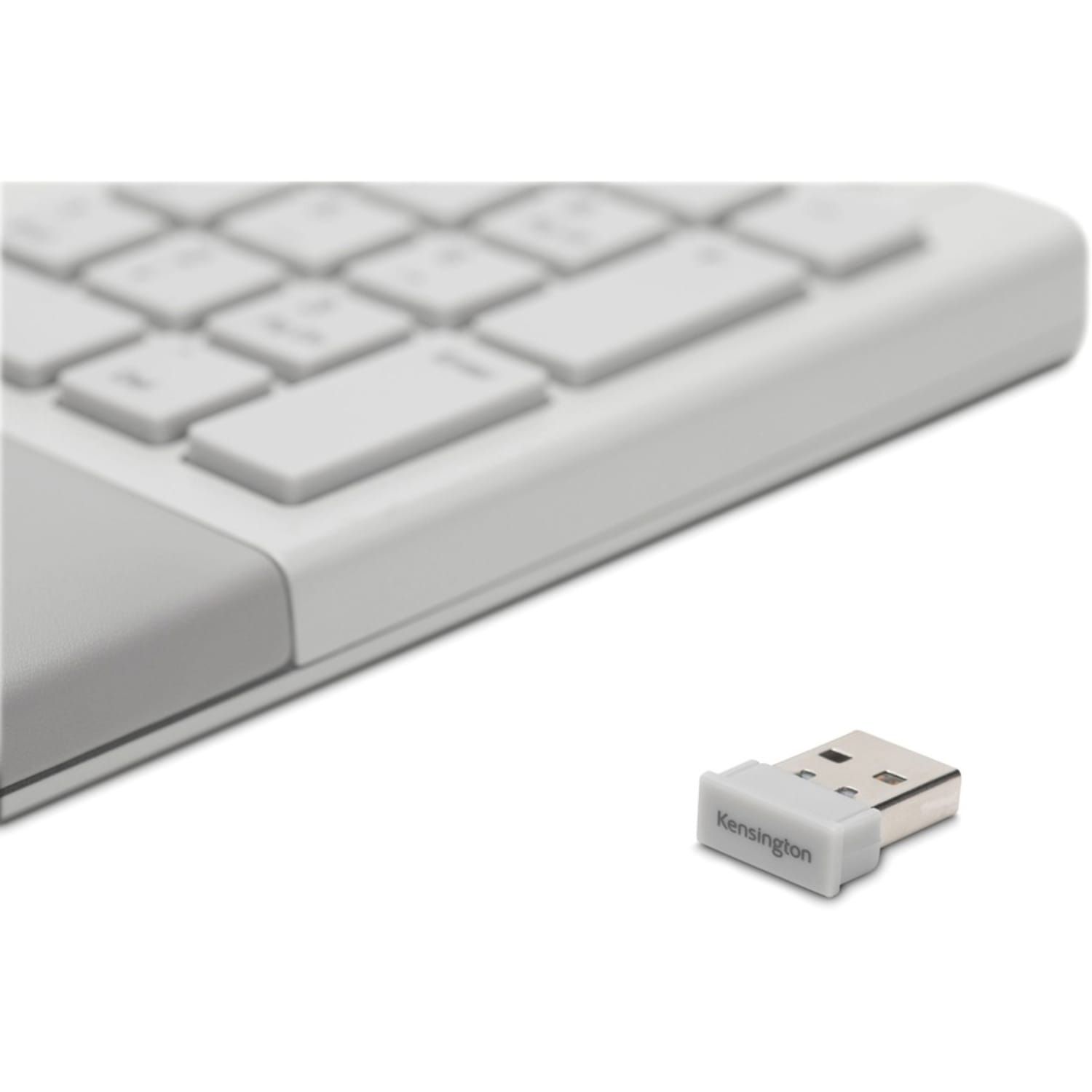 Kensington Pro Fit Ergo Wireless Keyboard and Mouse-Gray - USB Wireless Bluetooth/RF 4.0 Keyboard - Gray - USB Wireless Bluetooth/RF Mouse - Gray - Compatible with PC, Mac - Retail - Image 5