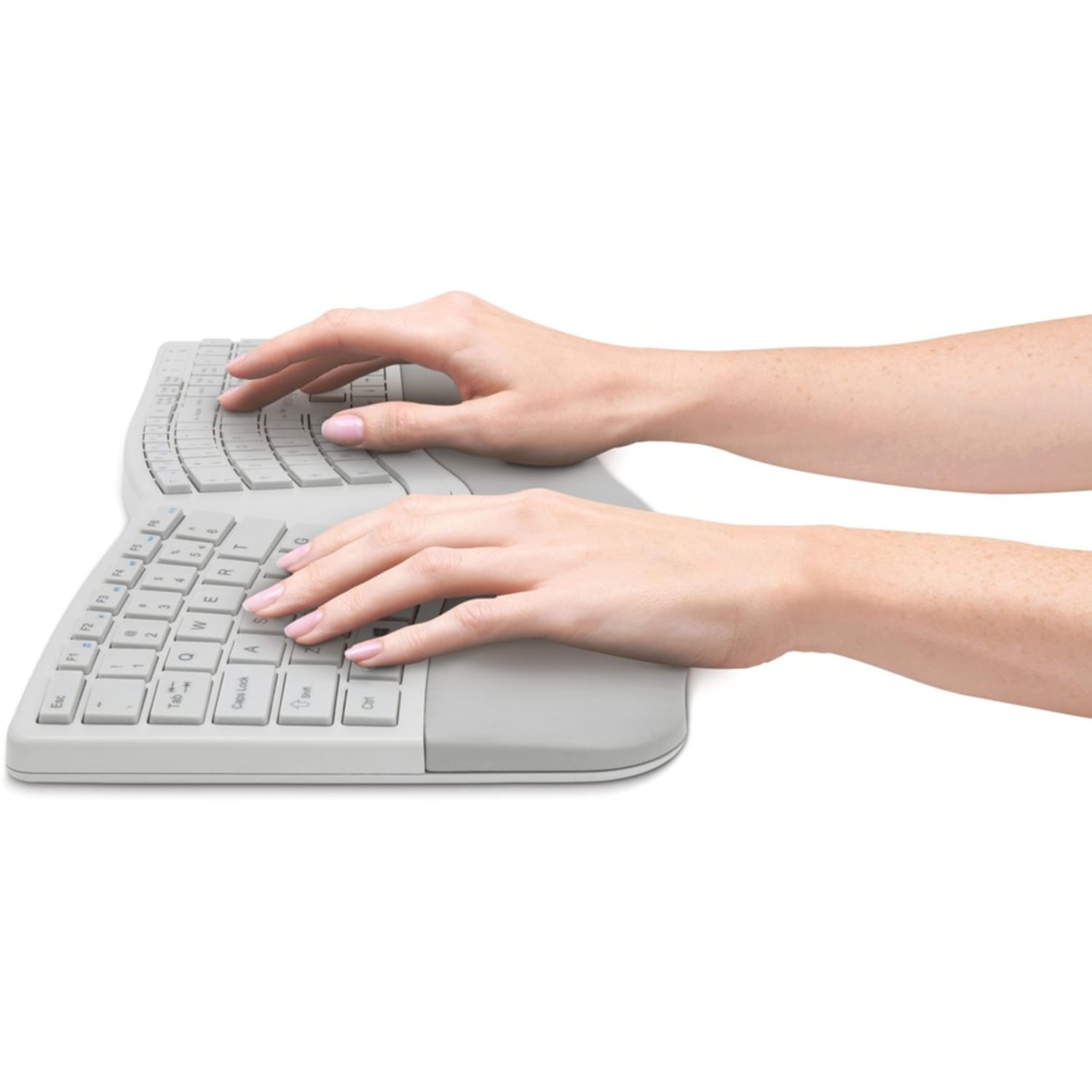 Kensington Pro Fit Ergo Wireless Keyboard and Mouse-Gray - USB Wireless Bluetooth/RF 4.0 Keyboard - Gray - USB Wireless Bluetooth/RF Mouse - Gray - Compatible with PC, Mac - Retail - Image 6