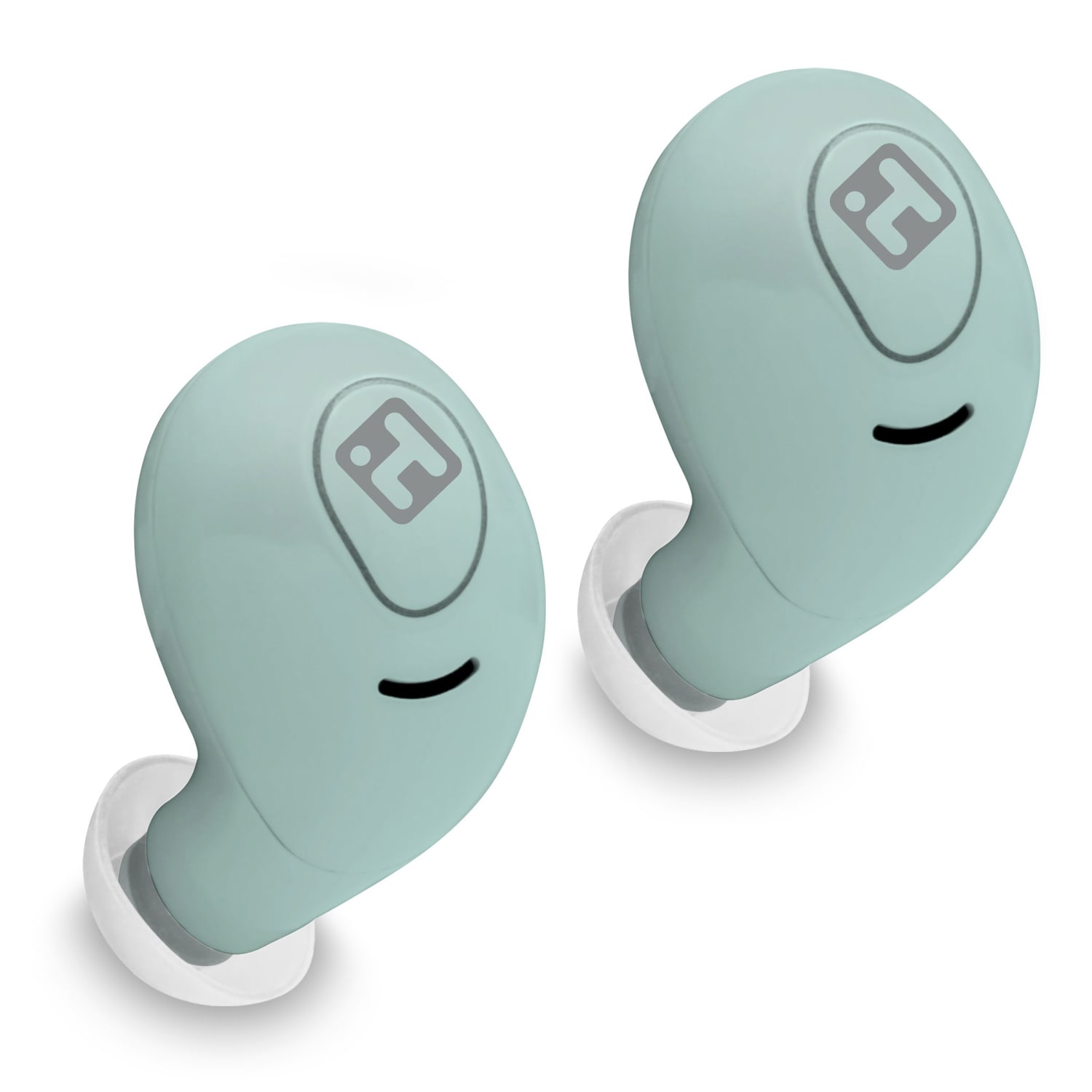 iHome XT-59 True Wireless Bluetooth In-Ear Earbuds, Mint - Image 3