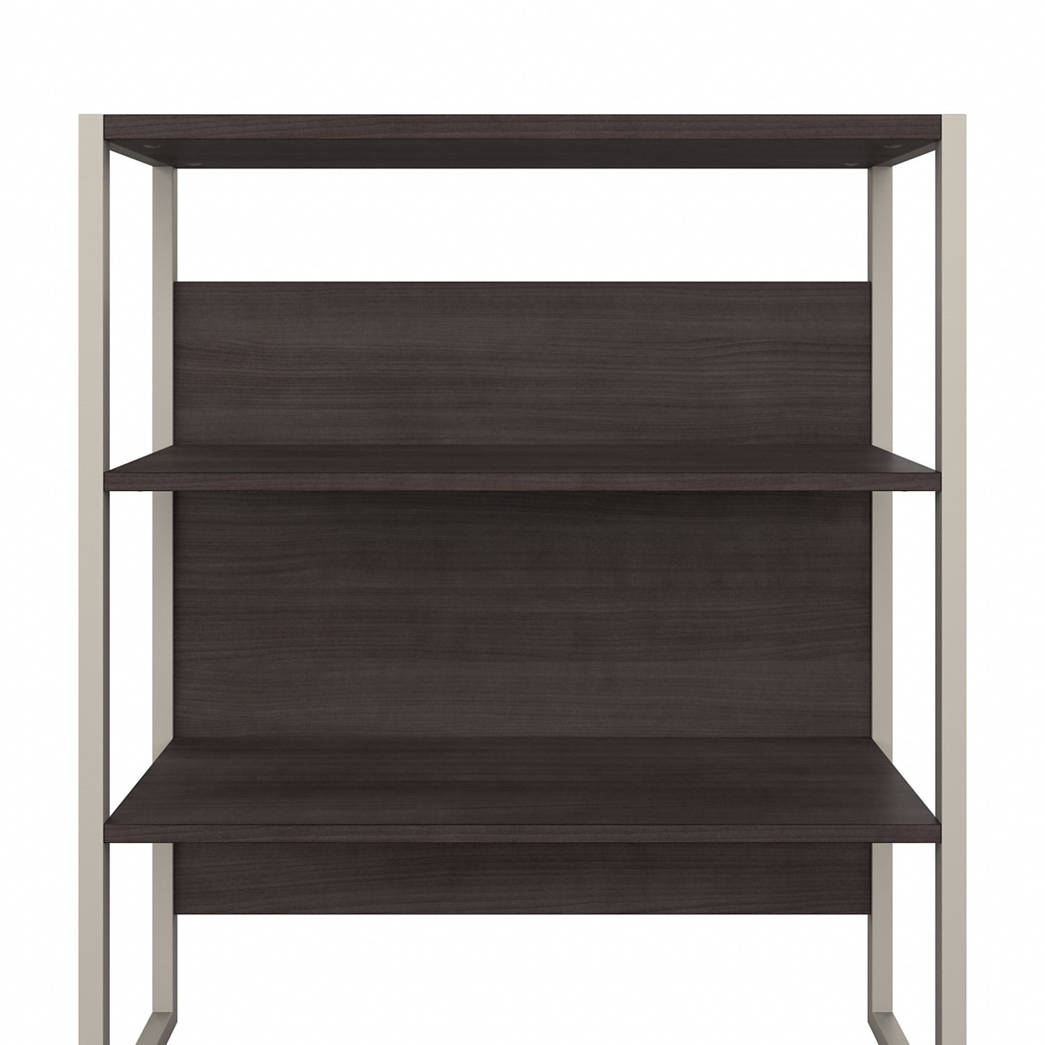 Bush Business Furniture Hybrid 43inH Bookcase Hutch, Storm Gray, Standard Delivery - Image 6