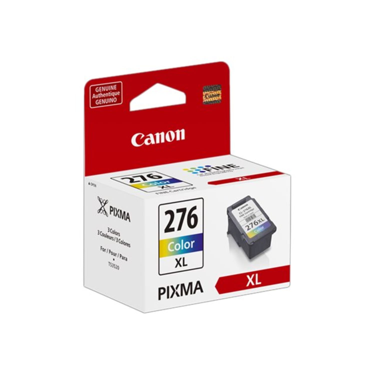 Canon CL-276XL Tri-Color High-Yield Ink Cartridge, 4987C001 - Image 6