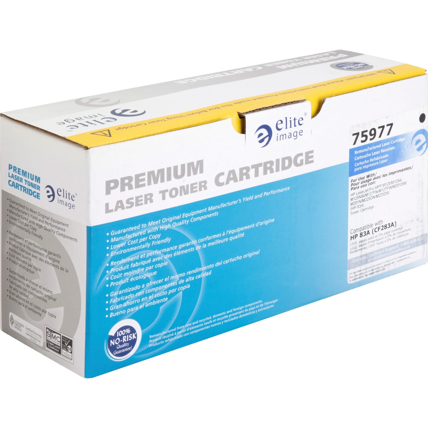 Elite Image Remanufactured Black Toner Cartridge Replacement For HP 83A, CF283A, ELI75977 - Image 5