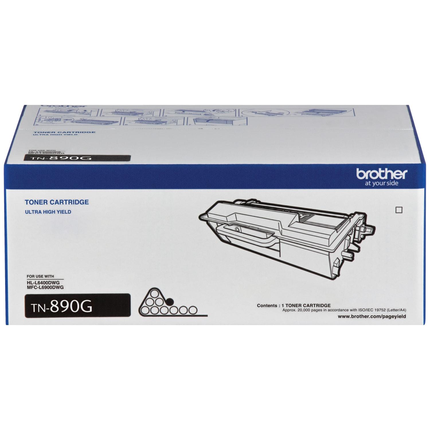 Brother TN-890 Black Ultra-High Yield Toner Cartridge, TN-890G - Image 4