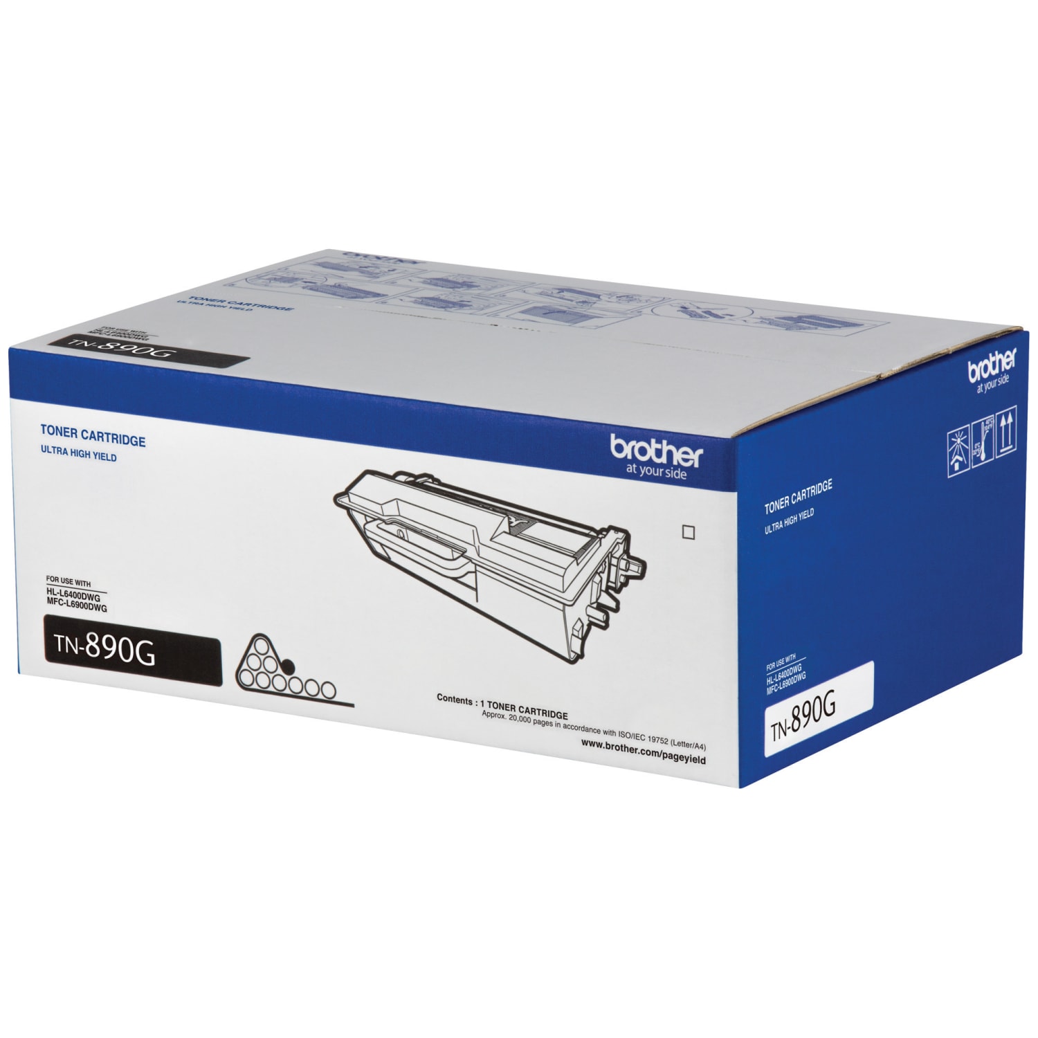 Brother TN-890 Black Ultra-High Yield Toner Cartridge, TN-890G - Image 5
