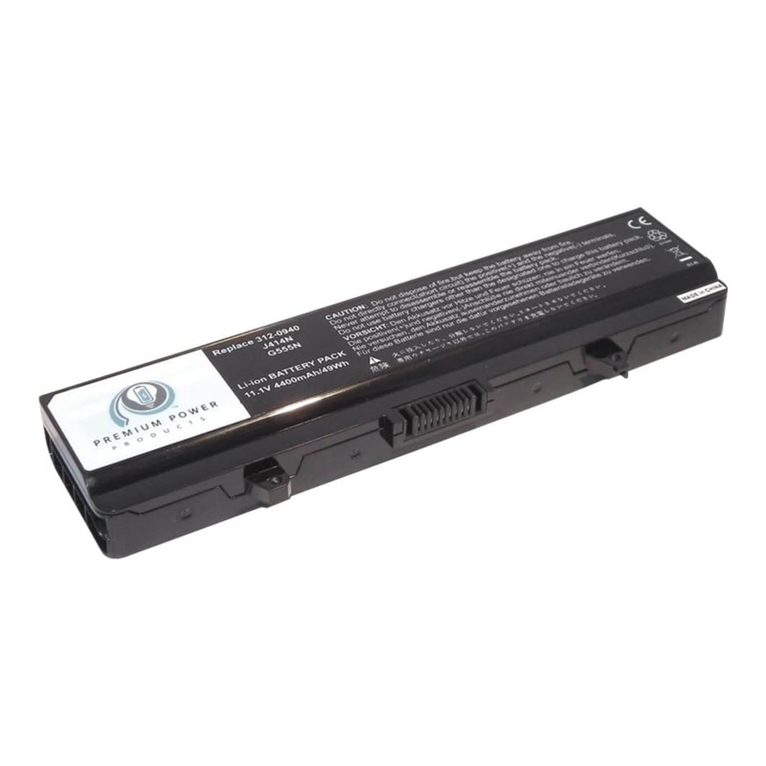 Premium Power Products Compatible Laptop Battery Replaces Dell 312-0940, 312-0940-EV7, 3120940, B-5128, D - 3120940ER