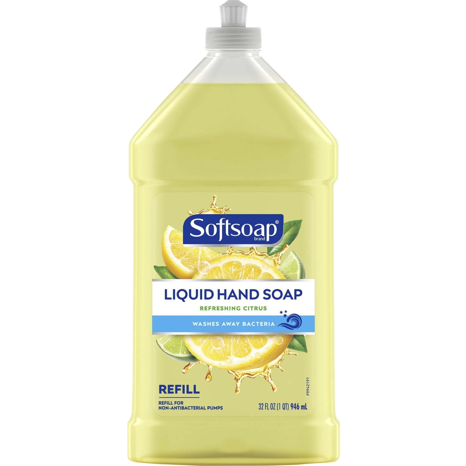 Softsoap Liquid Hand Soap Refill, Refreshing Citrus Scent, 32 Fl Oz Pour Bottle - Image 3