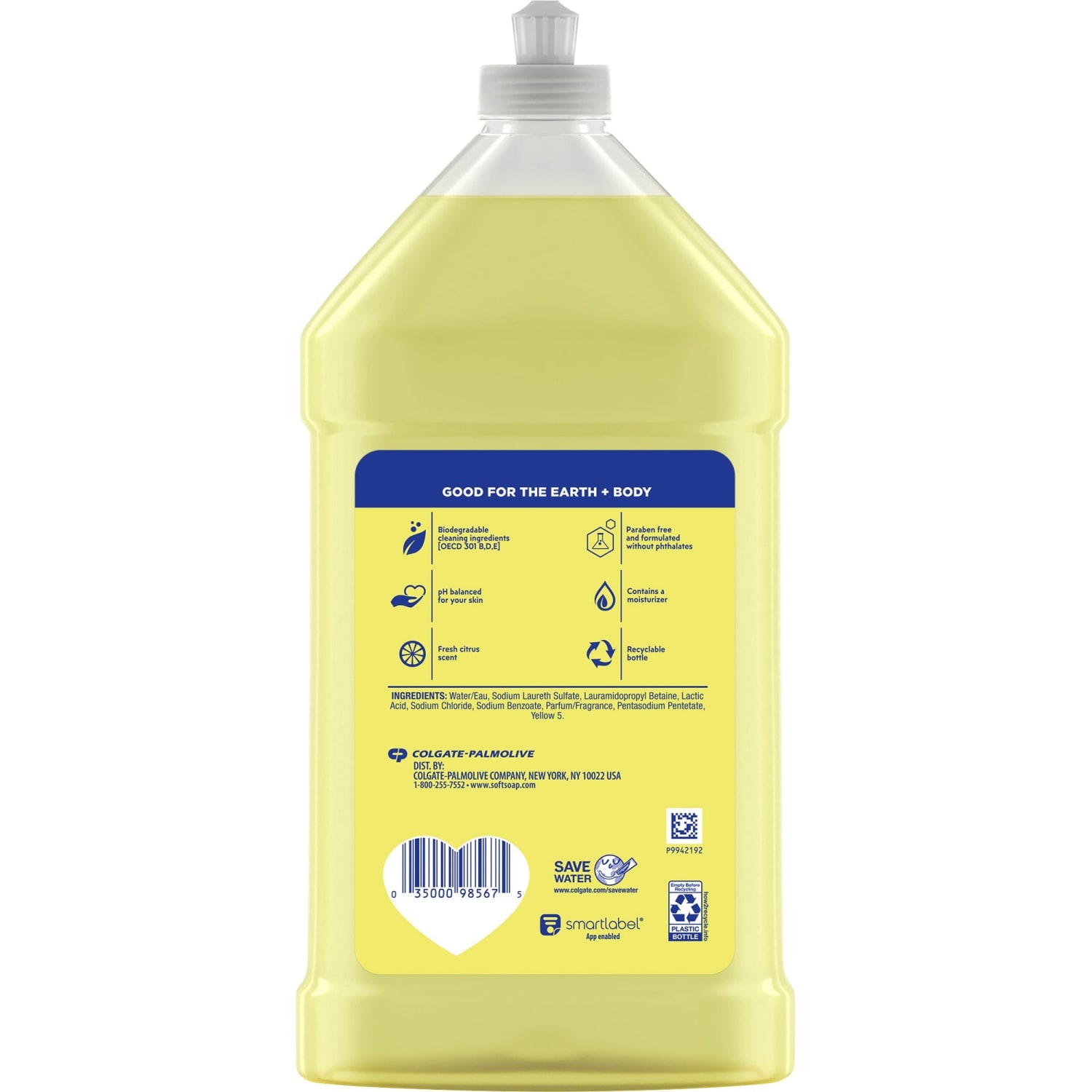 Softsoap Liquid Hand Soap Refill, Refreshing Citrus Scent, 32 Fl Oz Pour Bottle - Image 5