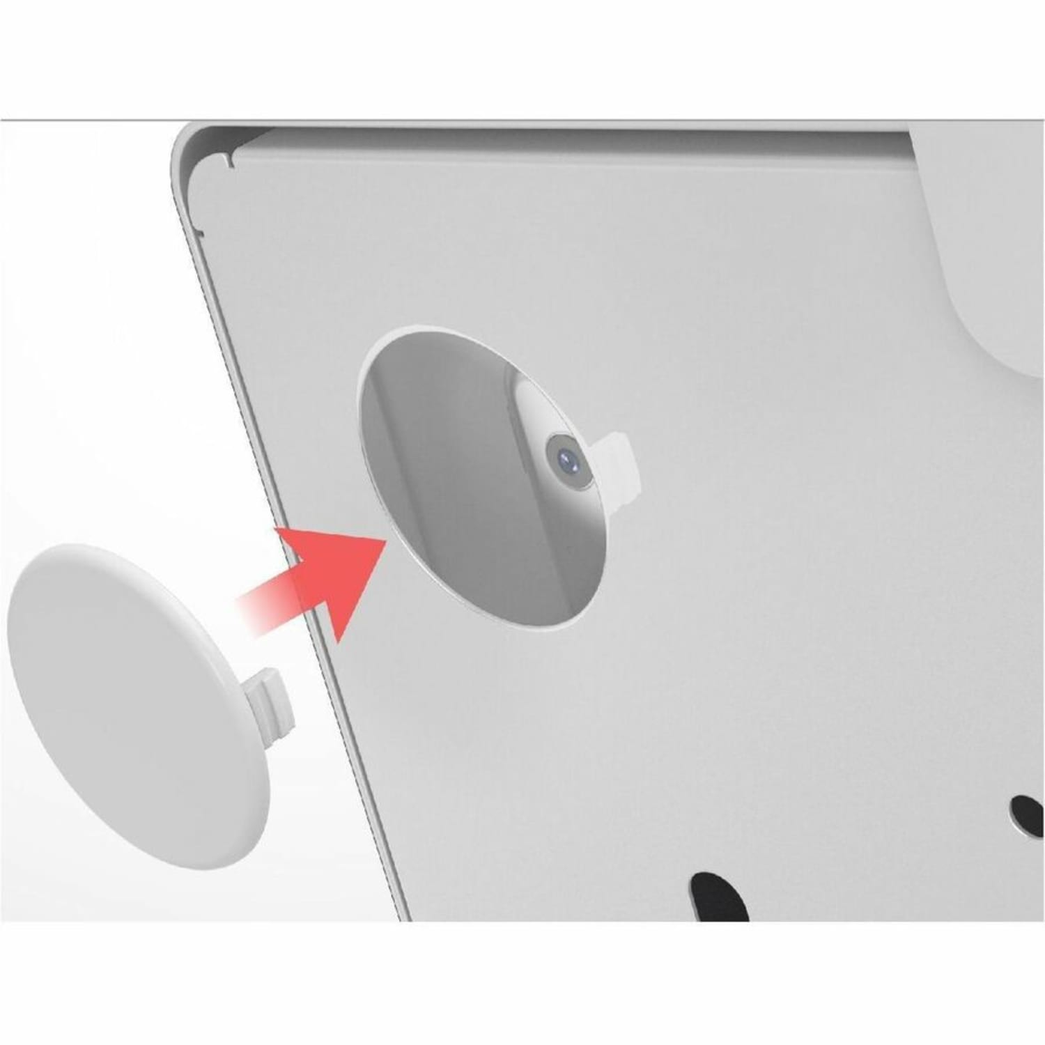 CTA Digital Premium Locking Wall Mount - Mount for tablet - lockable - metal - white - screen size: 9.7in-11in - wall-mountable - Image 6