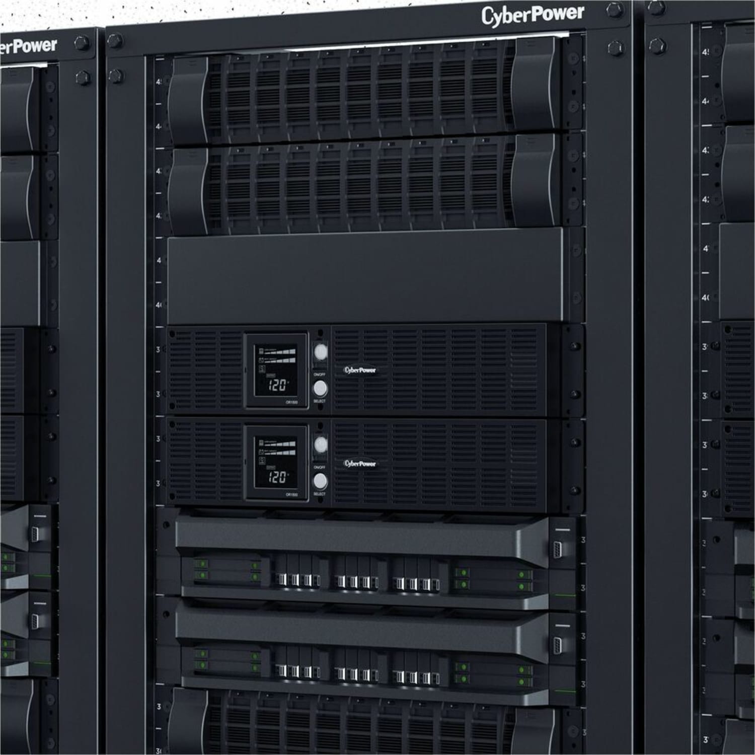 CyberPower OR1500LCDRT2U Smart App LCD UPS Systems - 1500VA/900W, 120 VAC, NEMA 5-15P, 2U, Rack/Tower, 8 Outlets, LCD, $300000 CEG- OR1500LCDRT2U - Image 5