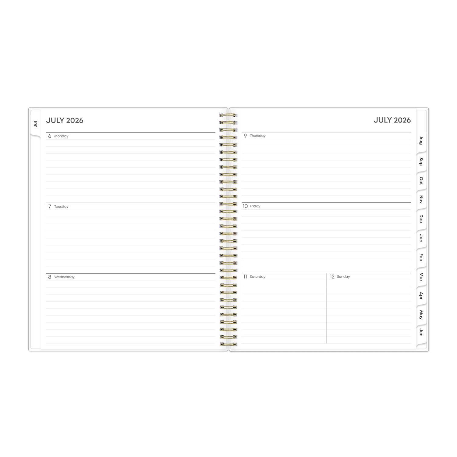 Planning Calendar BS Gemma Frosted PP 8.5x11 AY26-27 - Image 3