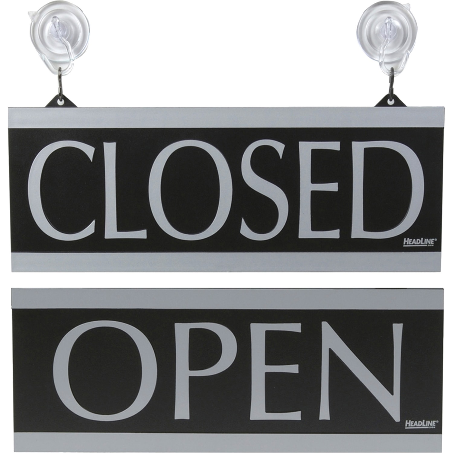 U.S. Stamp & Sign Century Series Sign, "Open/Closed", 5inH x 13inW - Image 3