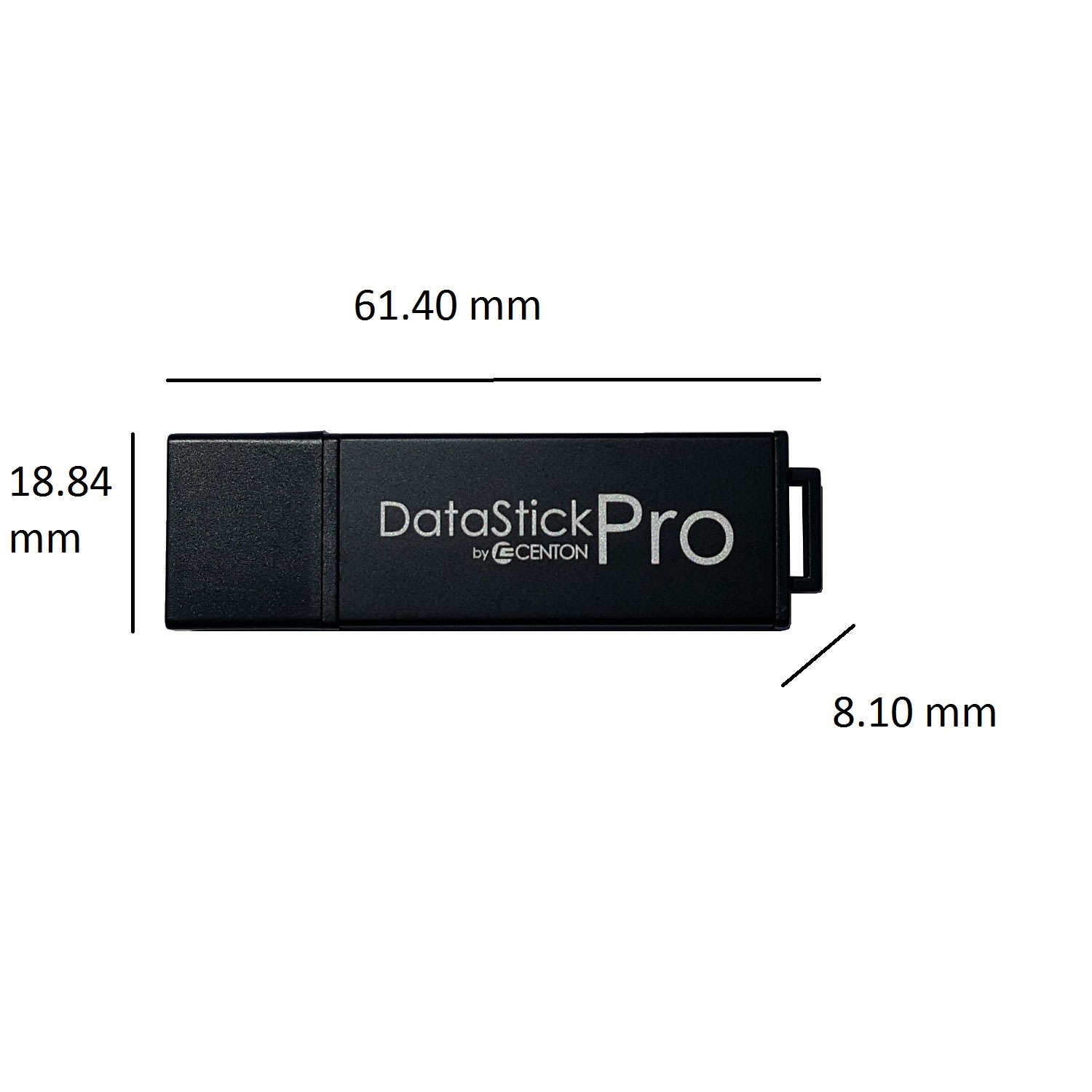 Centon DataStick Pro USB 3.0 Flash Drive, 16GB, Black, S1-U3P6-16G - Image 6