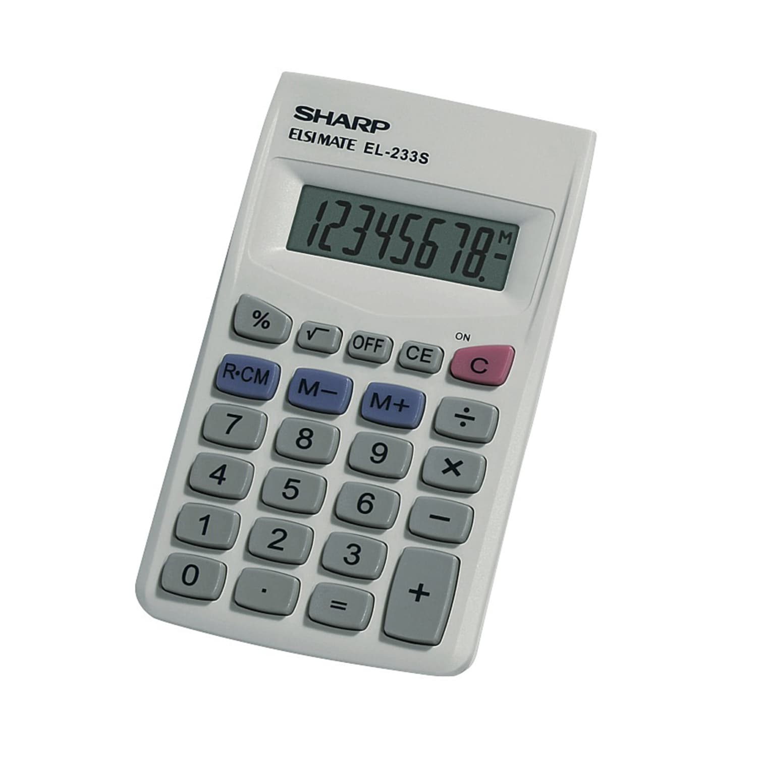 Sharp EL-233SB Handheld Basic Calculator - Image 3