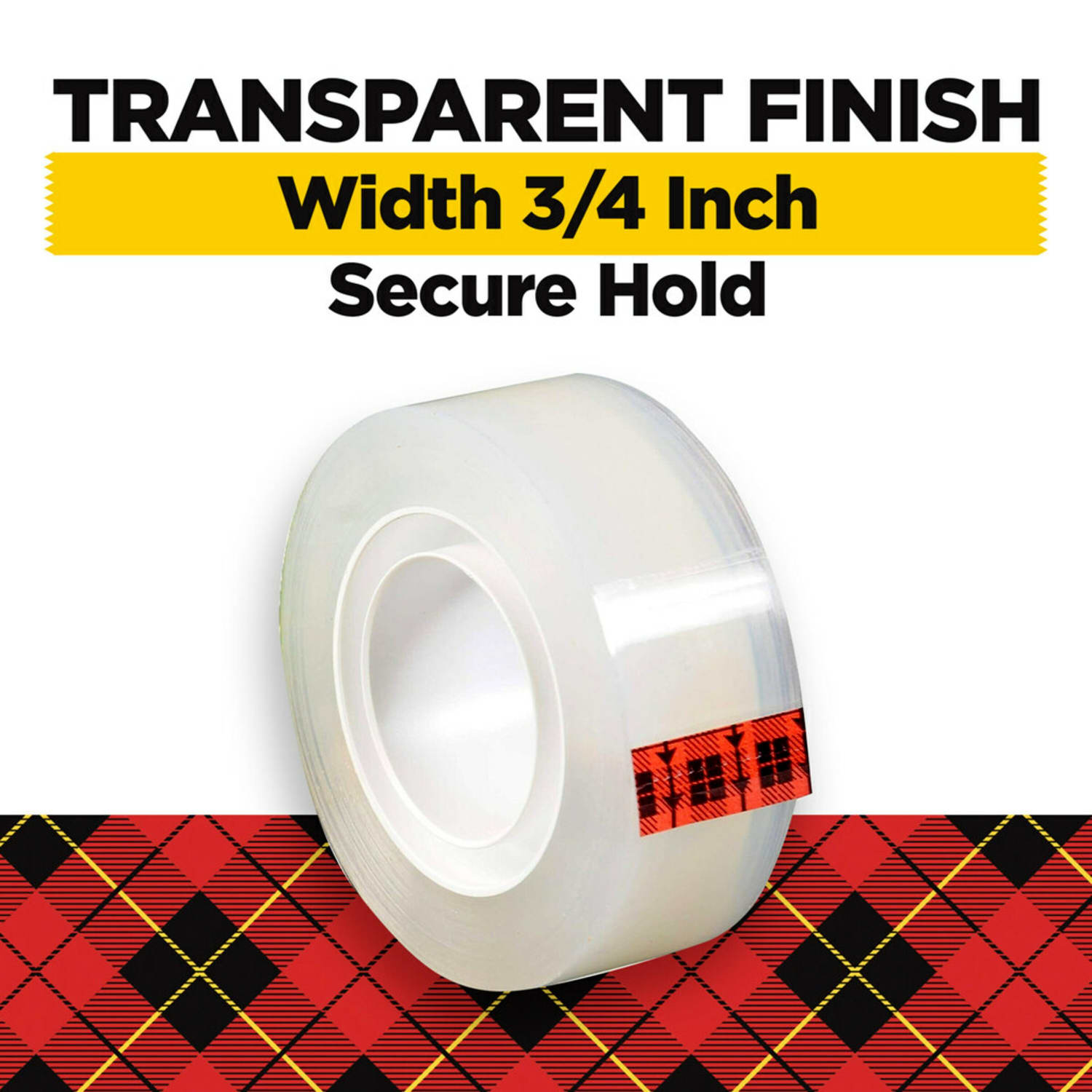 Scotch Transparent Tape, 24 Tape Rolls, 3/4 in x 1000 in, Home Office Supplies and School Supplies for College and Classrooms - Image 3