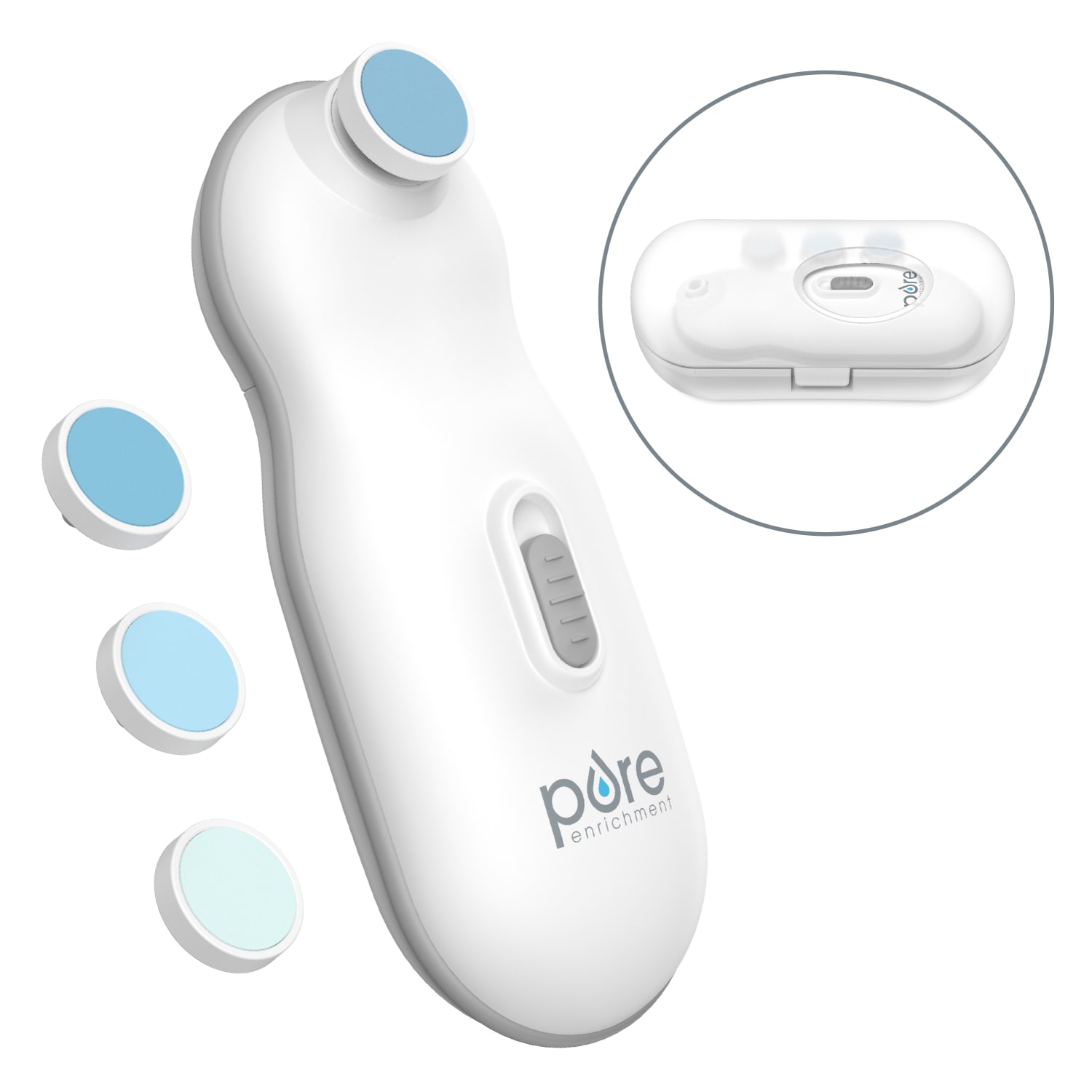 Pure Enrichment PureBaby Electric Nail Trimmer, White - Image 3