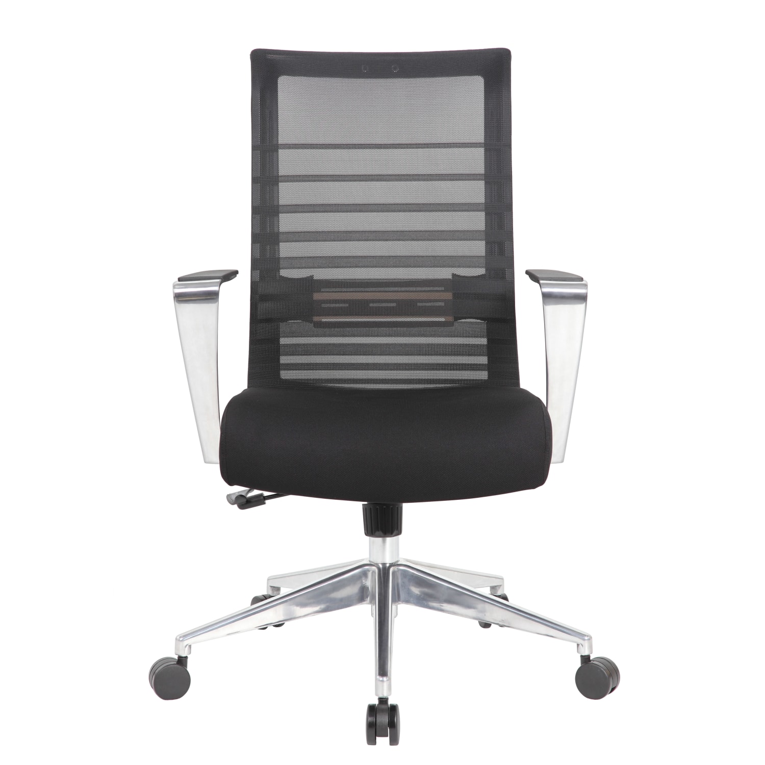 Boss Office Products Horizontal Mesh Back Task Chair, Aluminum Arms & Base - Image 6
