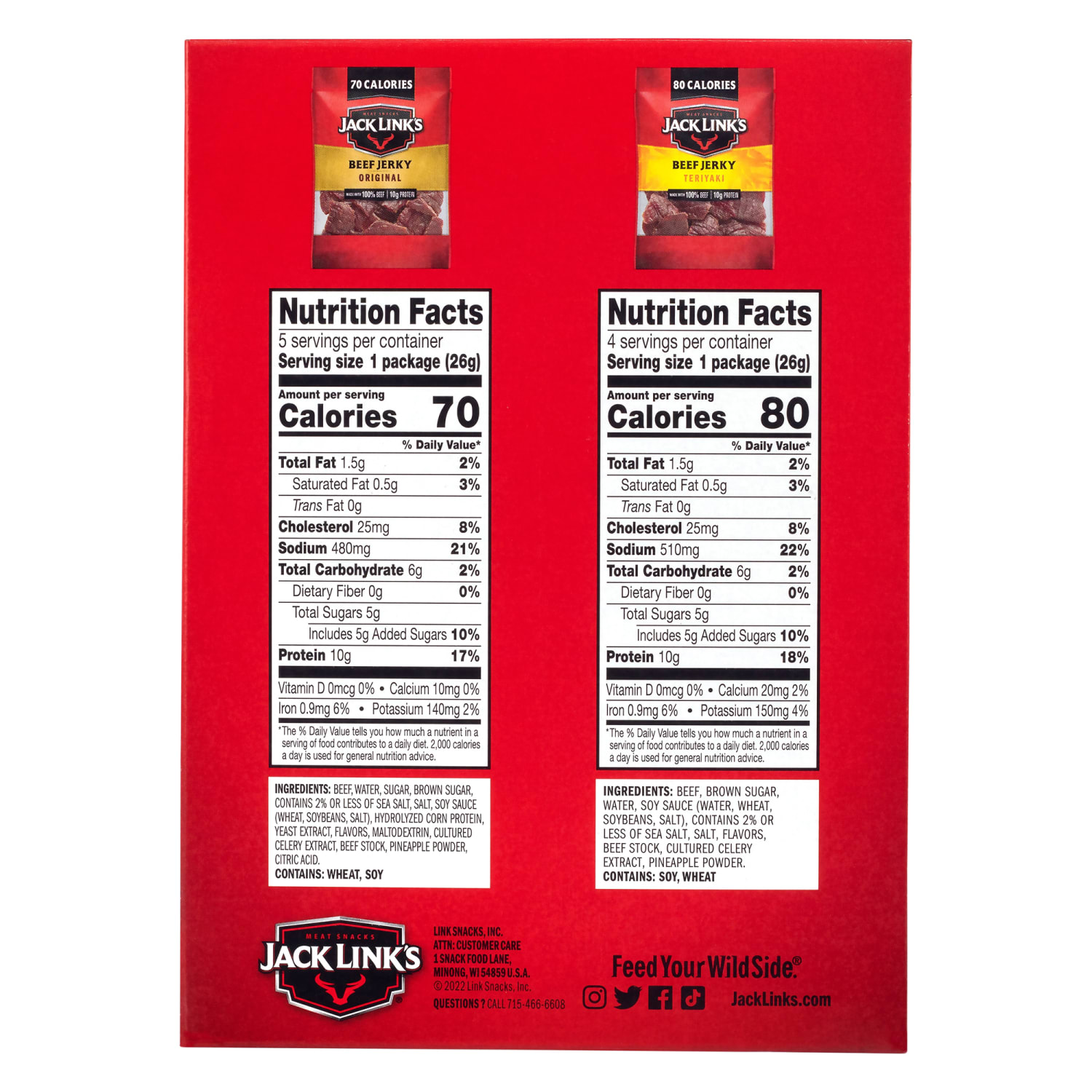 Jack Links Beef Jerky Variety Pack, 0.9 Oz, Case Of 9 Bags - Image 4