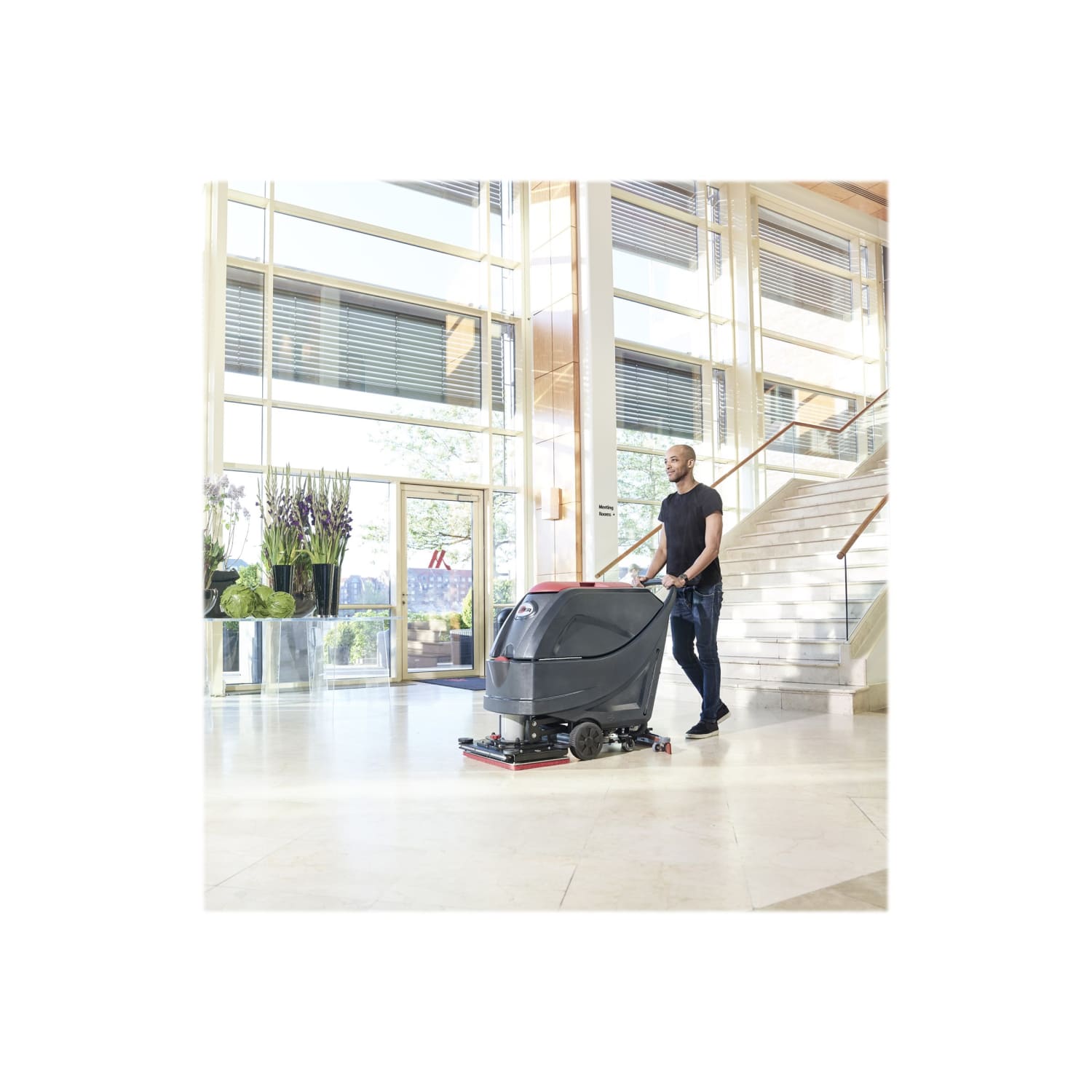 Nilfisk Viper AS5160TO Orbital Battery-Powered Traction Drive Walk-Behind Floor Scrubber, 20in Diameter - Image 4