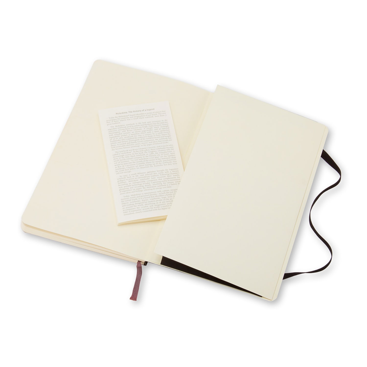 Moleskine Classic Soft Cover Notebook, 5in x 8-1/4in, Ruled, 192 Pages, Black - Image 6