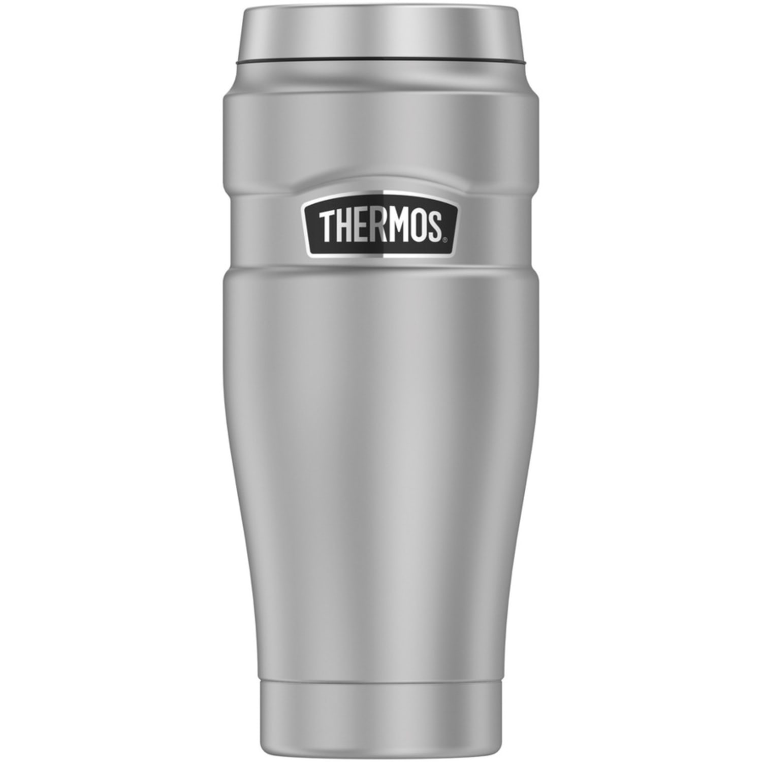 Thermos Stainless King Tumbler 16Oz - Coffee - Dishwasher Safe - 3.3in Diameter - Matte Stainless Steel, Silver - Stainless Steel Body - Image 6