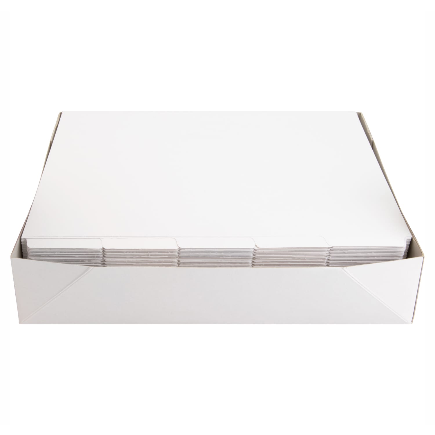 Sparco Straight Collated Index Dividers, White, Box Of 50 Sets - Image 3