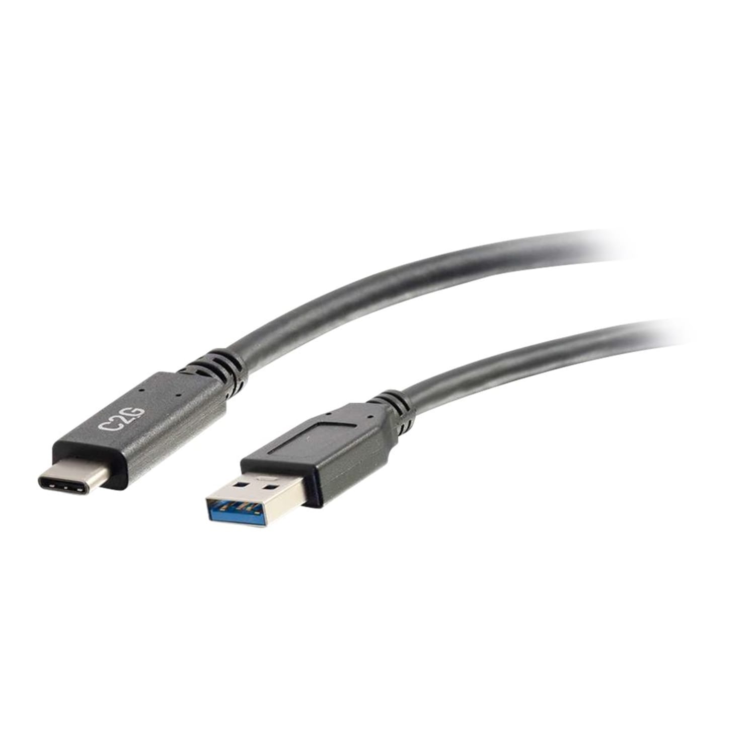 C2G USB-C to USB-A 3.2 Gen 1 (5Gbps) Cable M/M, 3ft, Black - Image 3