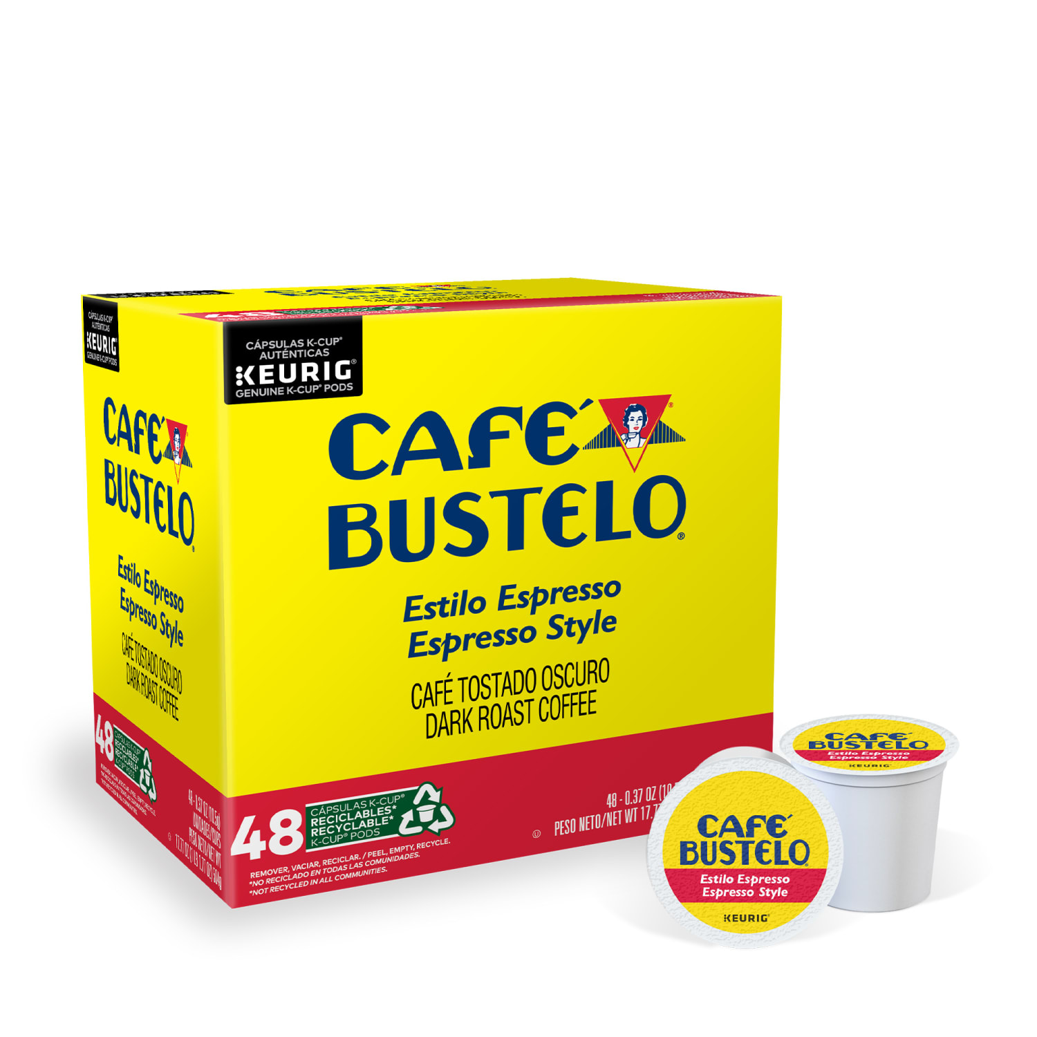 Cafe Bustelo Caf Bustelo Espresso Roast Coffee K Cup Pods, Box Of 48 - Image 4