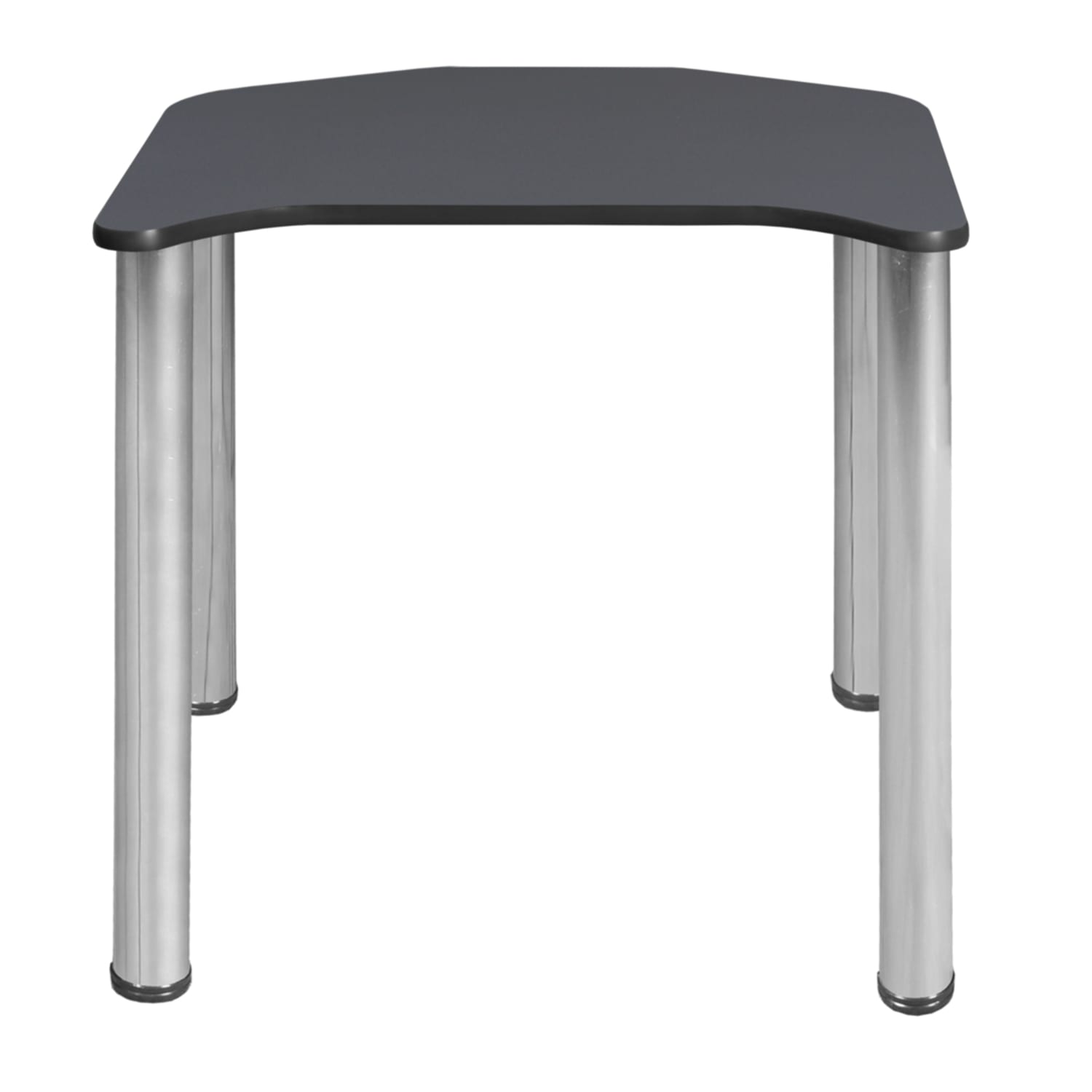 Regency Ferris 26inW Student Activity Desk, Gray/Chrome - Image 5