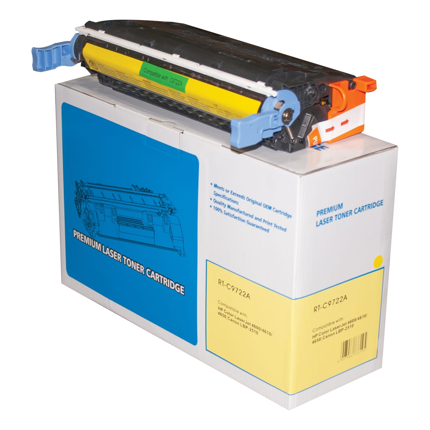M&A Global Remanufactured Yellow Toner Cartridge Replacement For HP 641A, C9722A, C9722A-CMA - Image 4