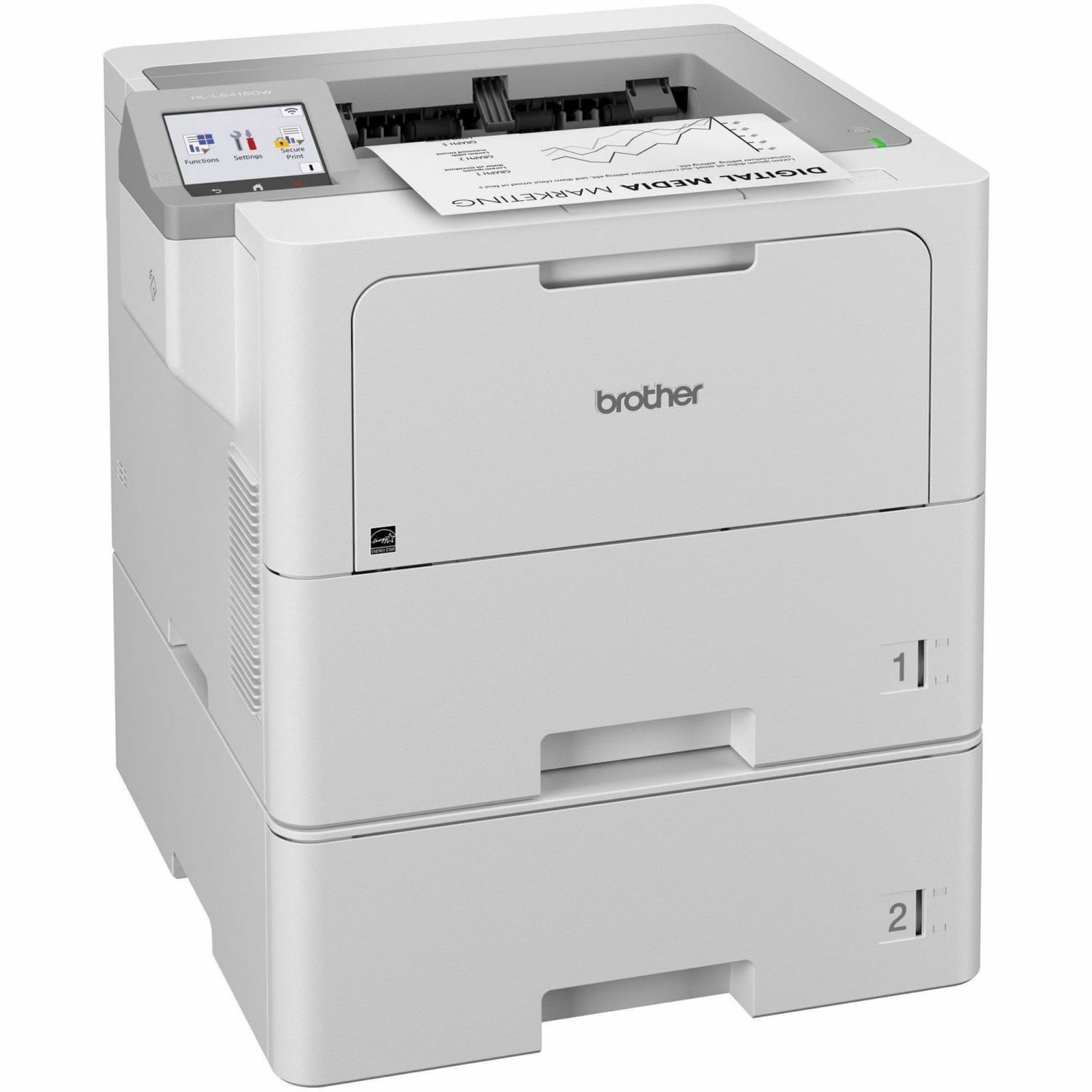 Brother HL-L6415DWT Wireless Monochrome Laser Printer - Image 3