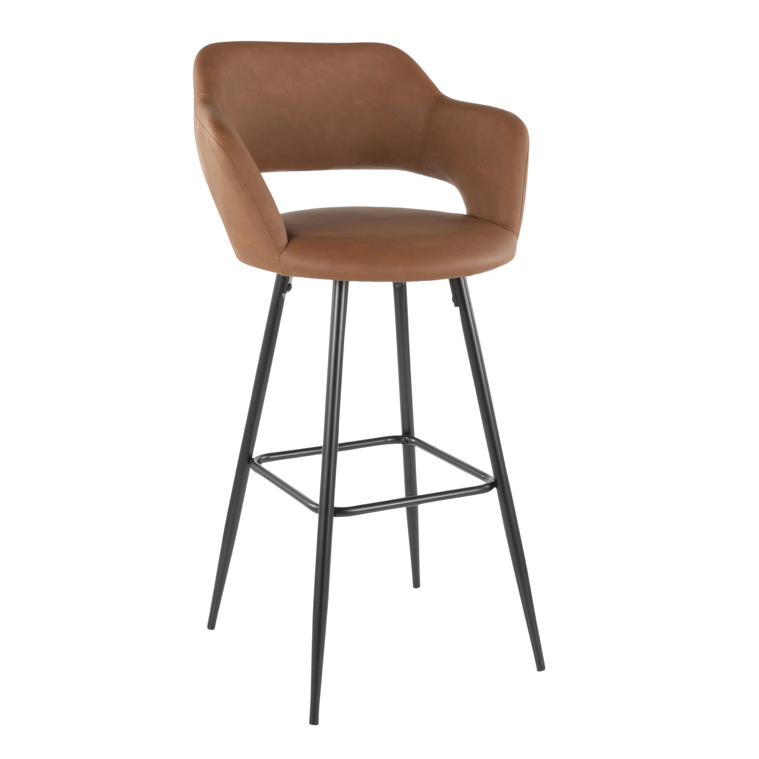 LumiSource Margarite Bar Stools BlackBrown Set Of 2 Stools PopularChairscom LumiSource Margarite Bar Stools BlackBrown Set Of 2 Stools PopularChairscom