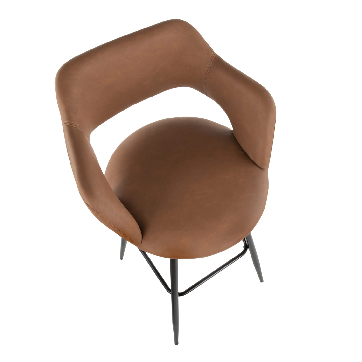 LumiSource Margarite Bar Stools BlackBrown Set Of 2 Stools PopularChairscom LumiSource Margarite Bar Stools BlackBrown Set Of 2 Stools PopularChairscom