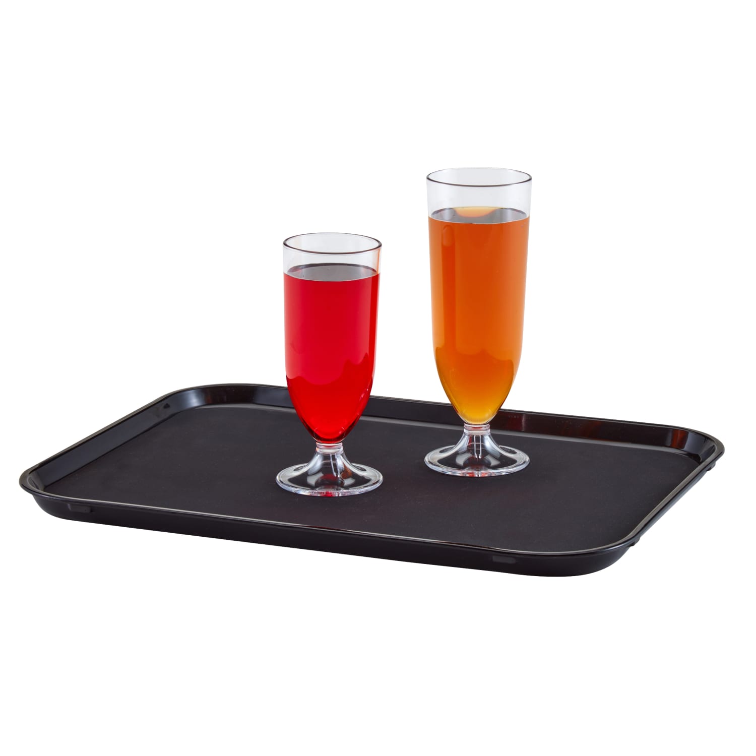 Cambro Rectangular Camtread Trays, 10in x 14in, Black, Set Of 24 Trays - Image 4