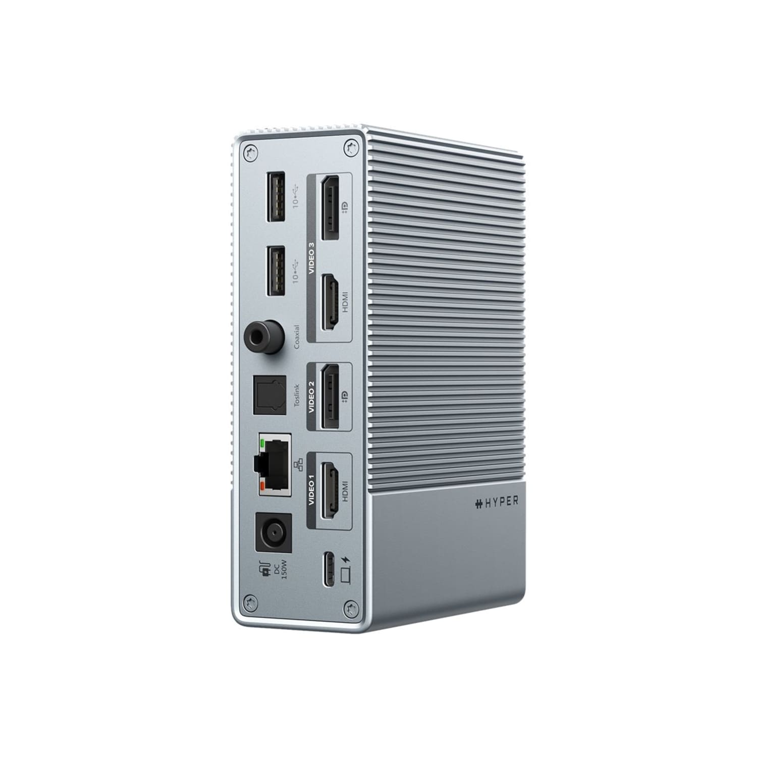 Targus HyperDrive GEN2 15-In-1 Docking Station, 1-7/10inH x 5-2/10inW x 3-1/2inD, Gray, HDG2TB314-US - Image 4