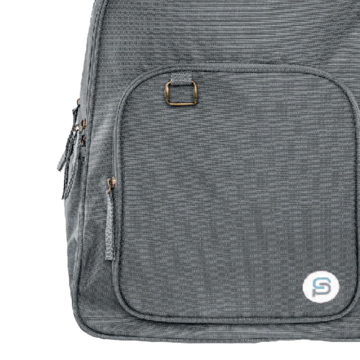 SYDNEY PAIGE X BAZIC Products RALEIGH Backpack, 18in, Gray - Image 4