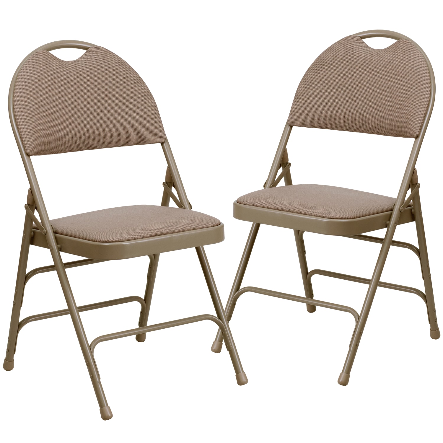 Flash Furniture HERCULES Series ExtraLarge UltraPremium TripleBraced MetalFabric Folding Chairs With EasyCarry Handles Beige Pack Of 2 Chairs PopularChairscom Flash Furniture HERCULES Series Extra Large Ultra Premium Triple Braced MetalFabric Folding Chairs With Easy Carry Handles Beige Pack Of 2 Chairs PopularChairscom